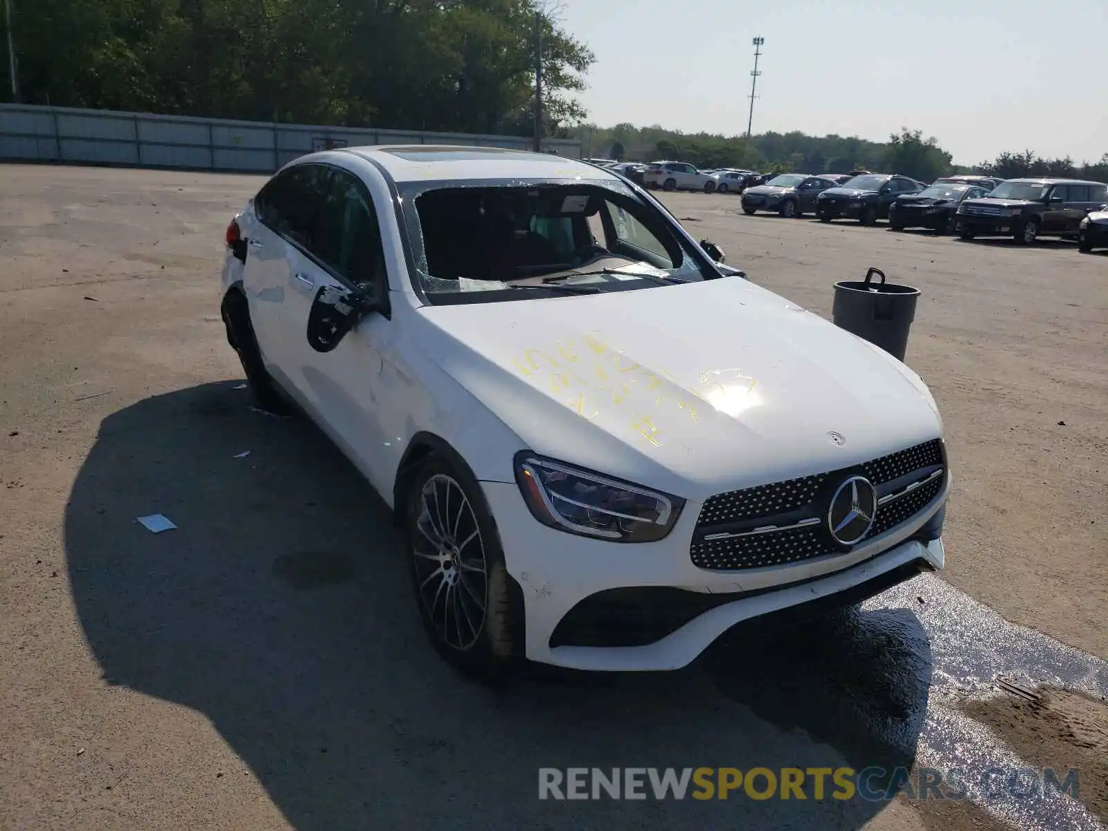 1 Photograph of a damaged car W1N0J8EB6LF855933 MERCEDES-BENZ GLC-CLASS 2020