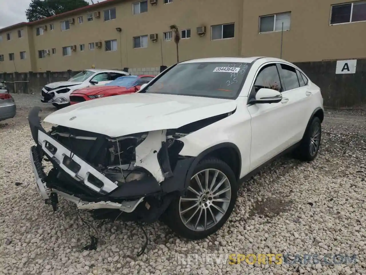 2 Photograph of a damaged car W1N0J8EB9LF861273 MERCEDES-BENZ GLC-CLASS 2020