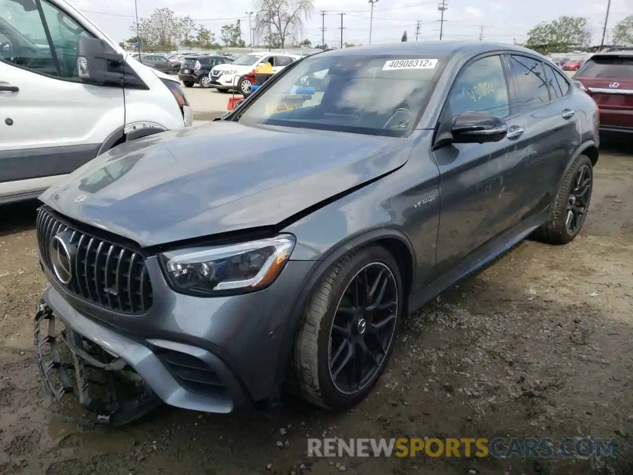 2 Photograph of a damaged car W1N0J8KB6LF838179 MERCEDES-BENZ GLC-CLASS 2020