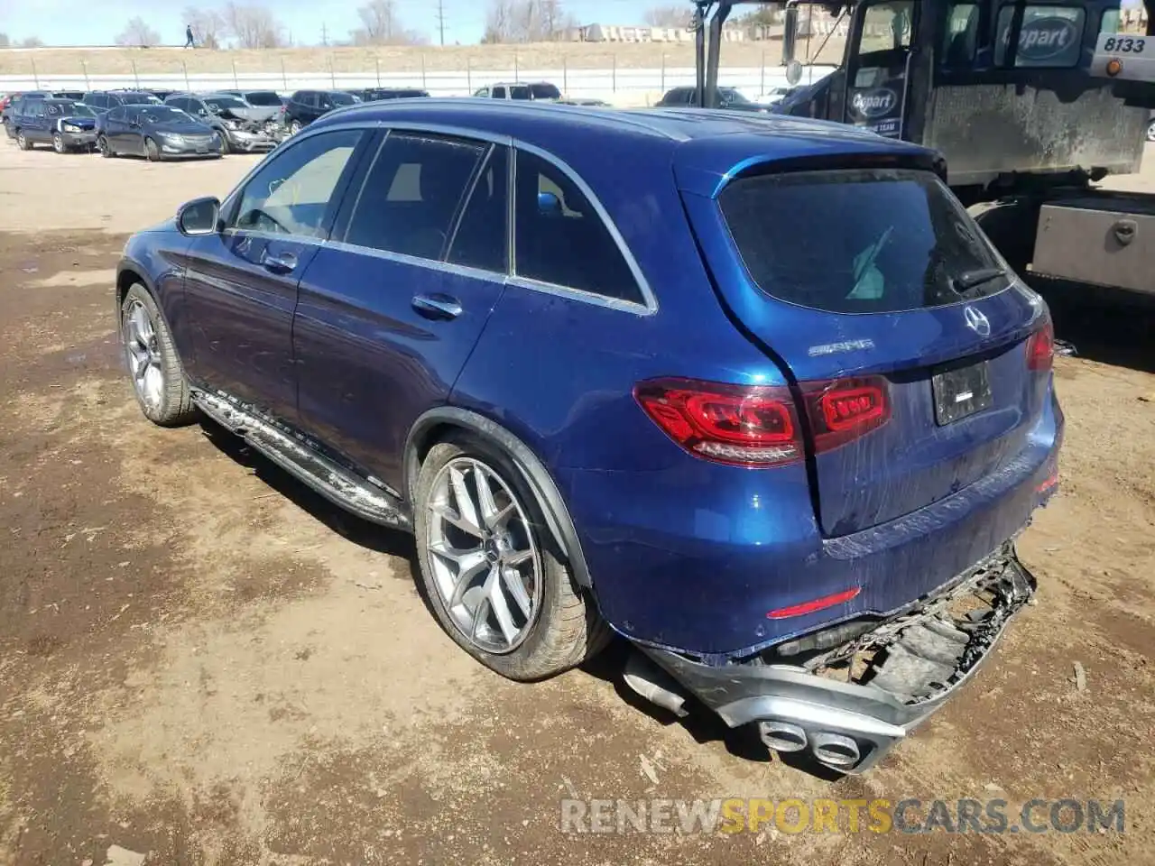 3 Фотография поврежденного автомобиля WDC0G6EB0LF725571 MERCEDES-BENZ GLC-CLASS 2020