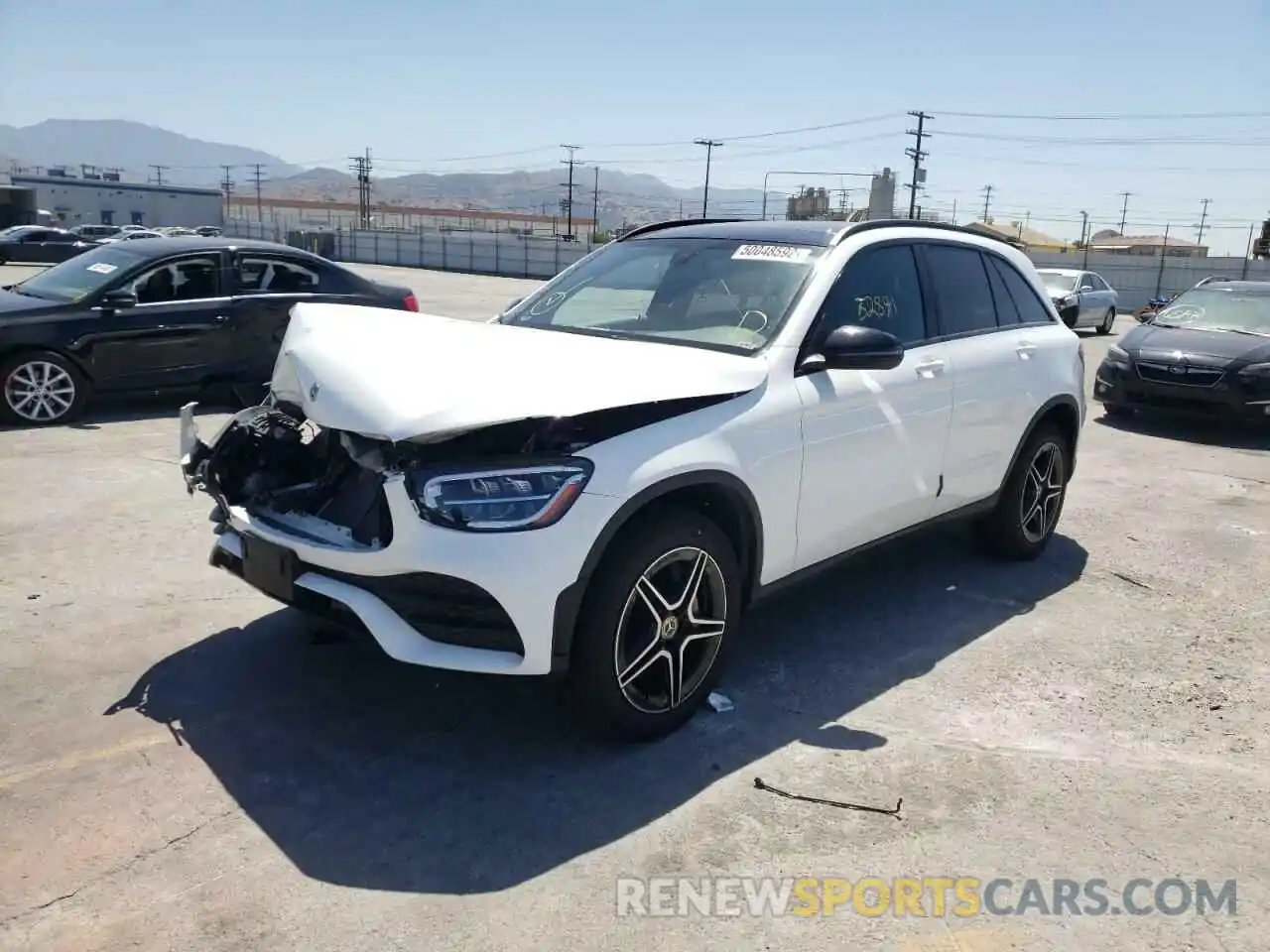 2 Photograph of a damaged car WDC0G8DB1LF744899 MERCEDES-BENZ GLC-CLASS 2020