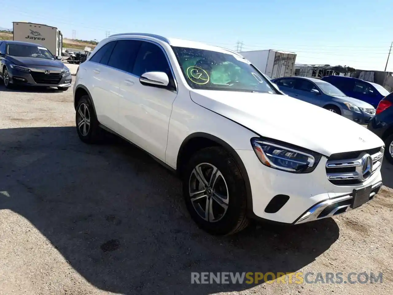 1 Photograph of a damaged car WDC0G8DB2LF695261 MERCEDES-BENZ GLC-CLASS 2020