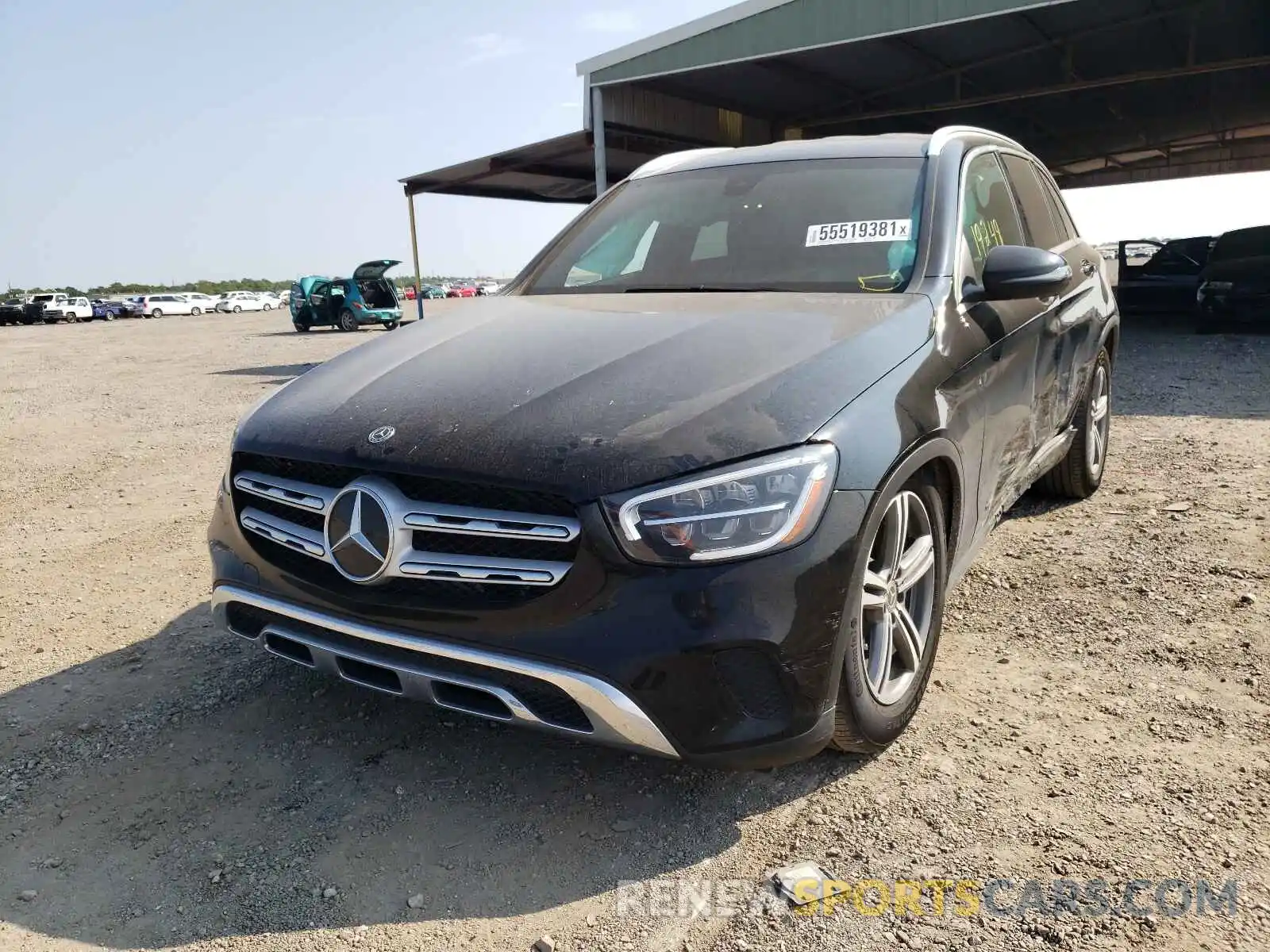 2 Фотография поврежденного автомобиля WDC0G8DB2LF713967 MERCEDES-BENZ GLC-CLASS 2020