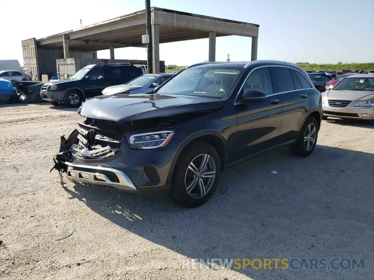 2 Photograph of a damaged car WDC0G8DB2LF720580 MERCEDES-BENZ GLC-CLASS 2020