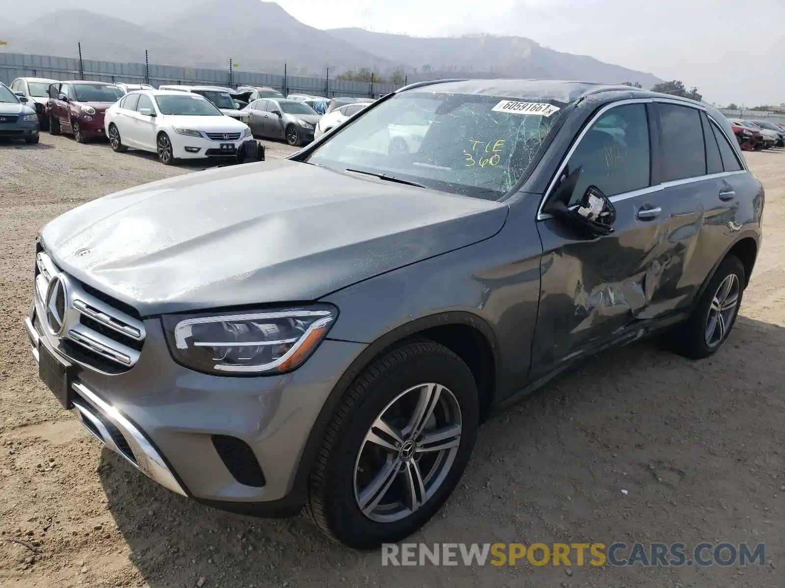 2 Photograph of a damaged car WDC0G8DB5LF698350 MERCEDES-BENZ GLC-CLASS 2020