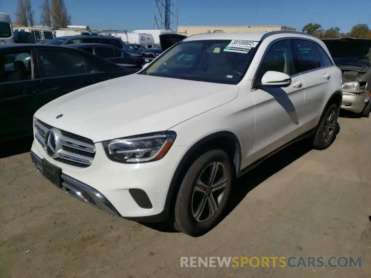 2 Photograph of a damaged car WDC0G8DB8LF689884 MERCEDES-BENZ GLC-CLASS 2020