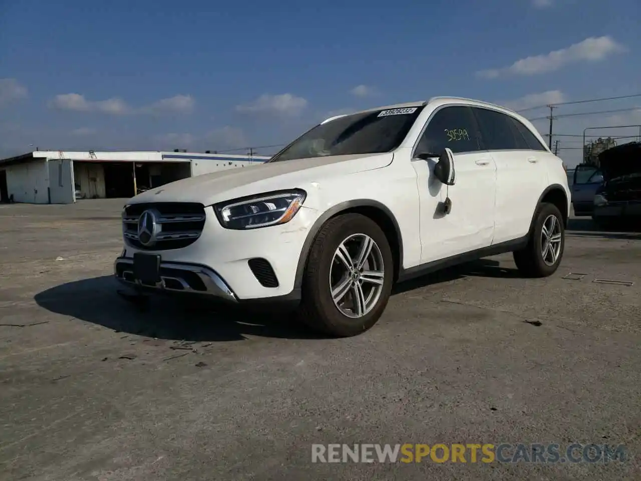 2 Photograph of a damaged car WDC0G8DB9LF687576 MERCEDES-BENZ GLC-CLASS 2020