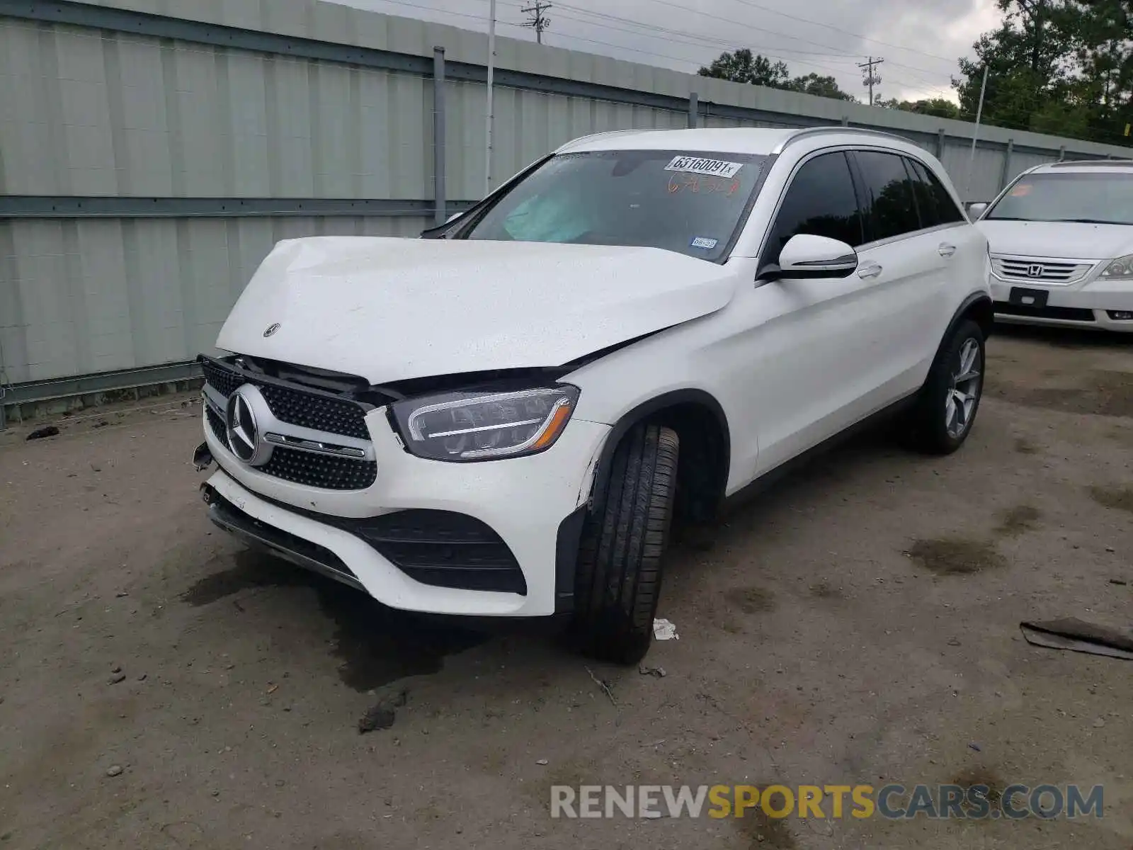 2 Photograph of a damaged car WDC0G8DBXLF676327 MERCEDES-BENZ GLC-CLASS 2020