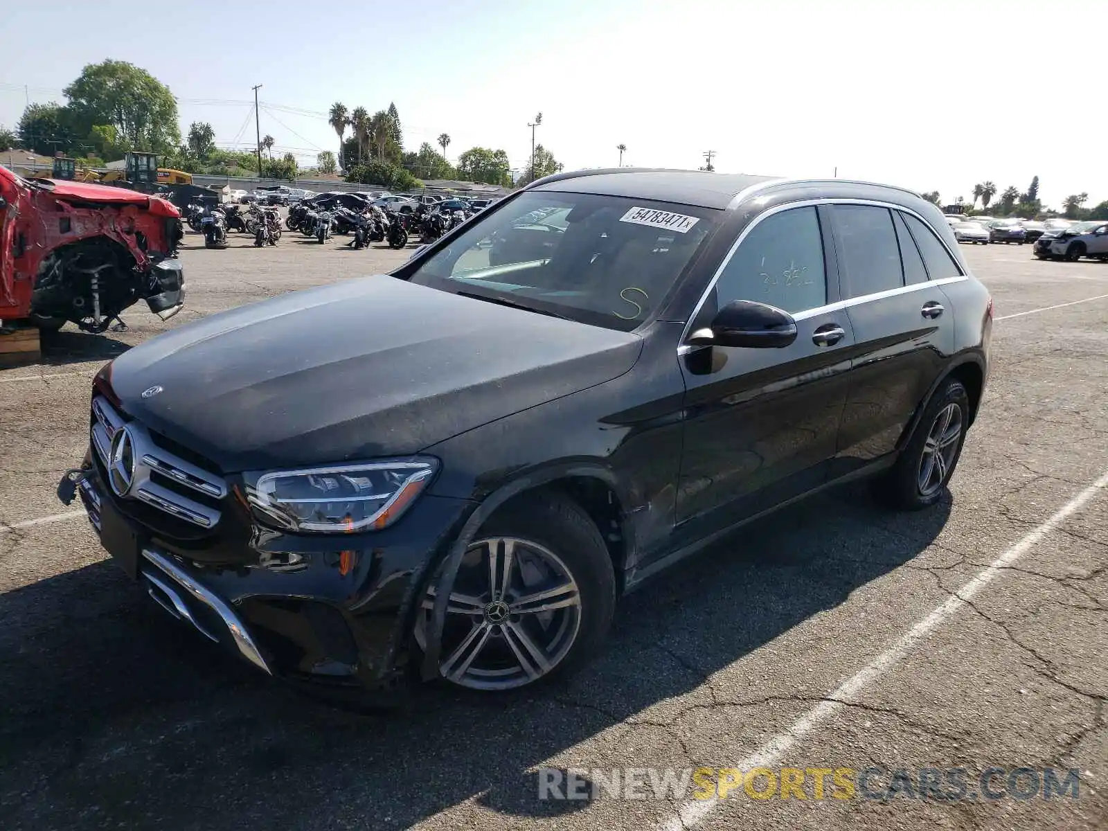 2 Photograph of a damaged car WDC0G8DBXLF682760 MERCEDES-BENZ GLC-CLASS 2020