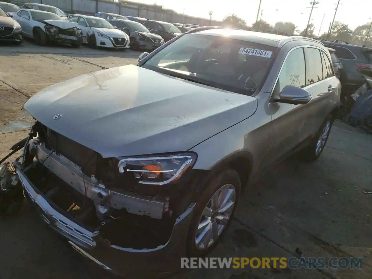 2 Photograph of a damaged car WDC0G8DBXLF705230 MERCEDES-BENZ GLC-CLASS 2020