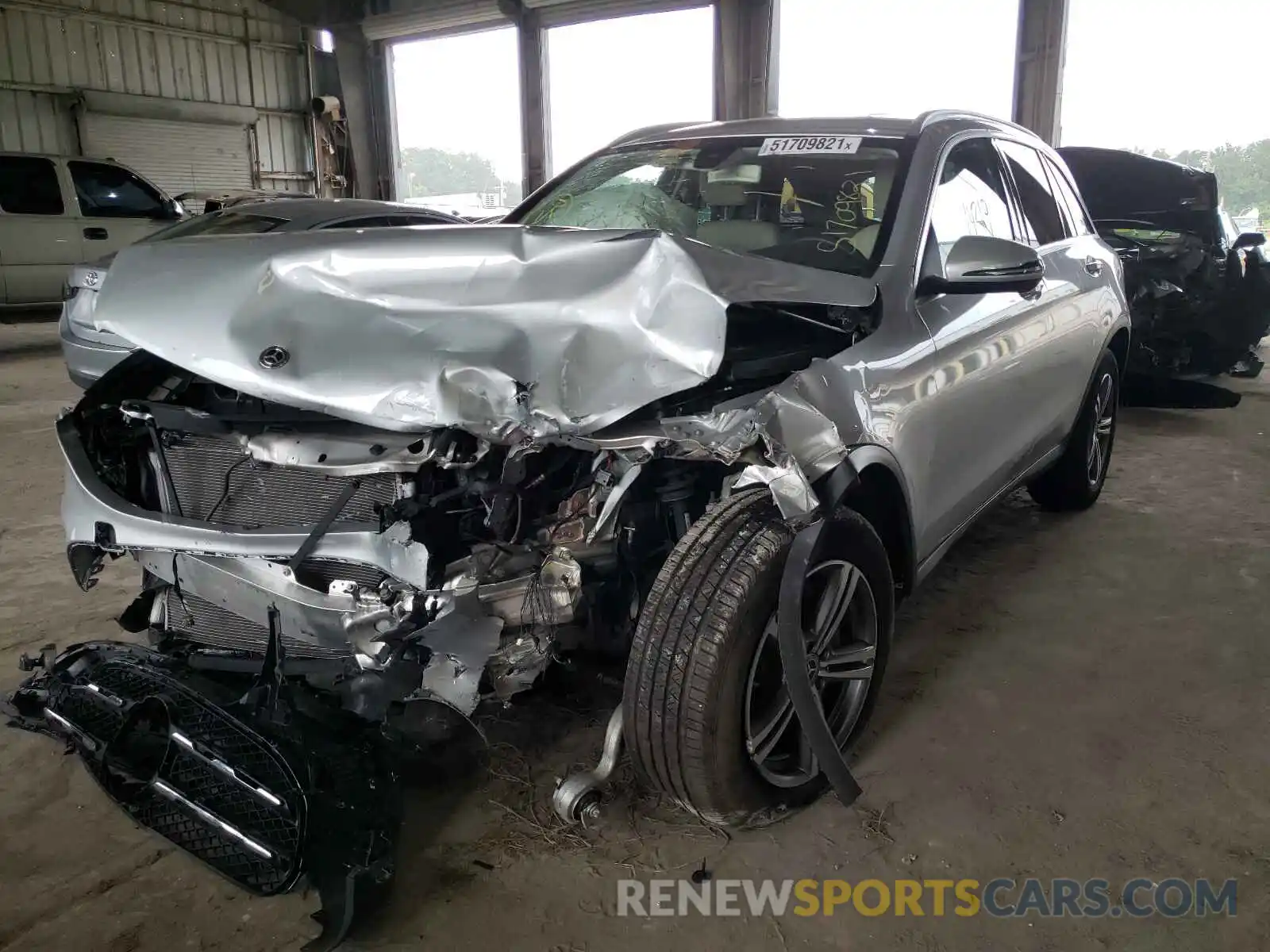 2 Photograph of a damaged car WDC0G8DBXLF712453 MERCEDES-BENZ GLC-CLASS 2020