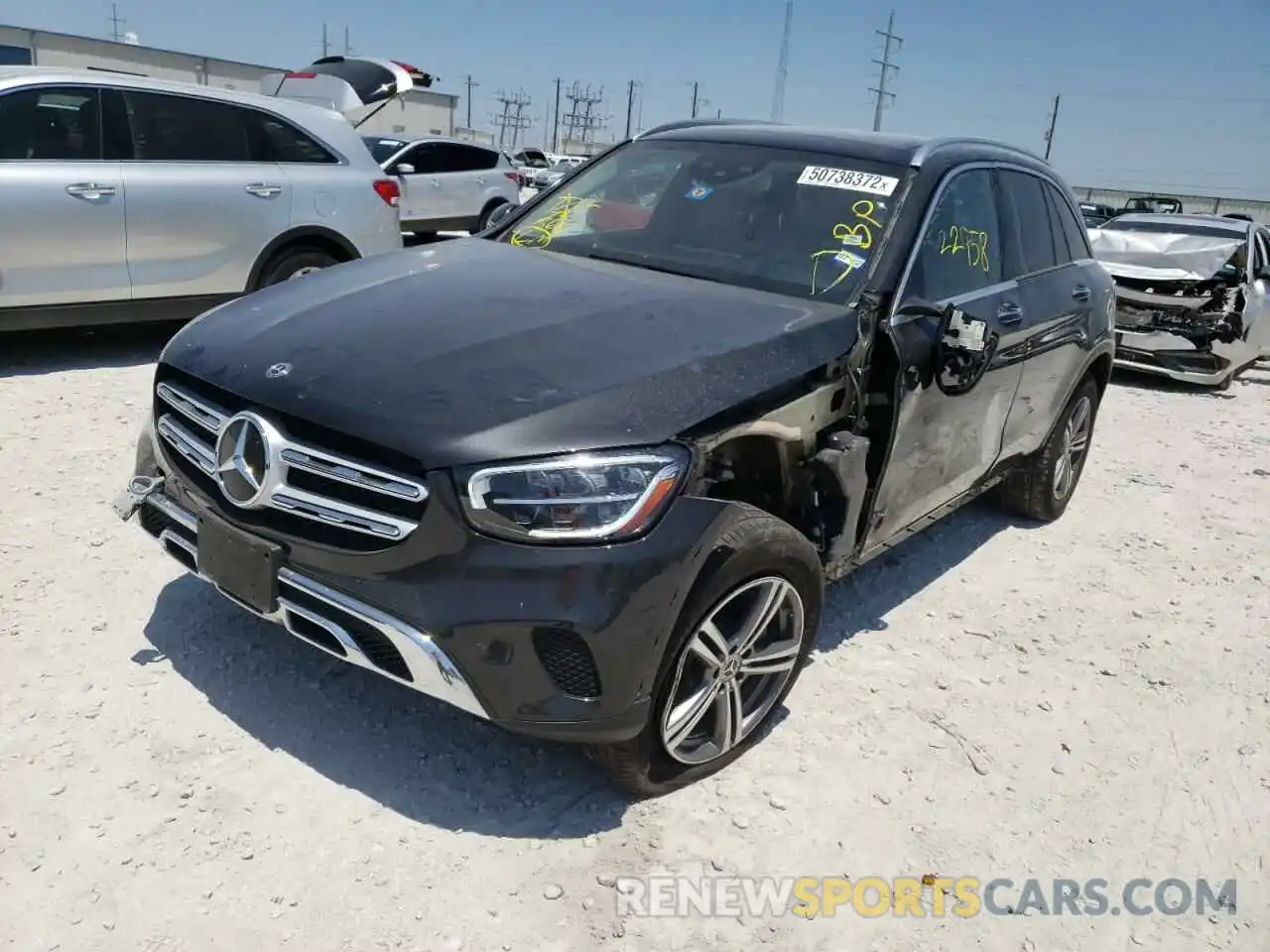 2 Photograph of a damaged car WDC0G8DBXLF728300 MERCEDES-BENZ GLC-CLASS 2020