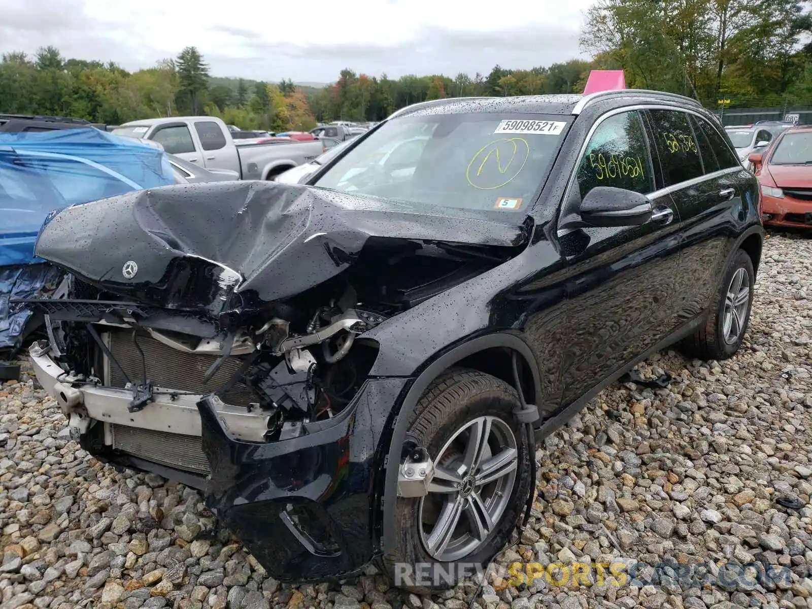 2 Photograph of a damaged car WDC0G8EB0LF673175 MERCEDES-BENZ GLC-CLASS 2020