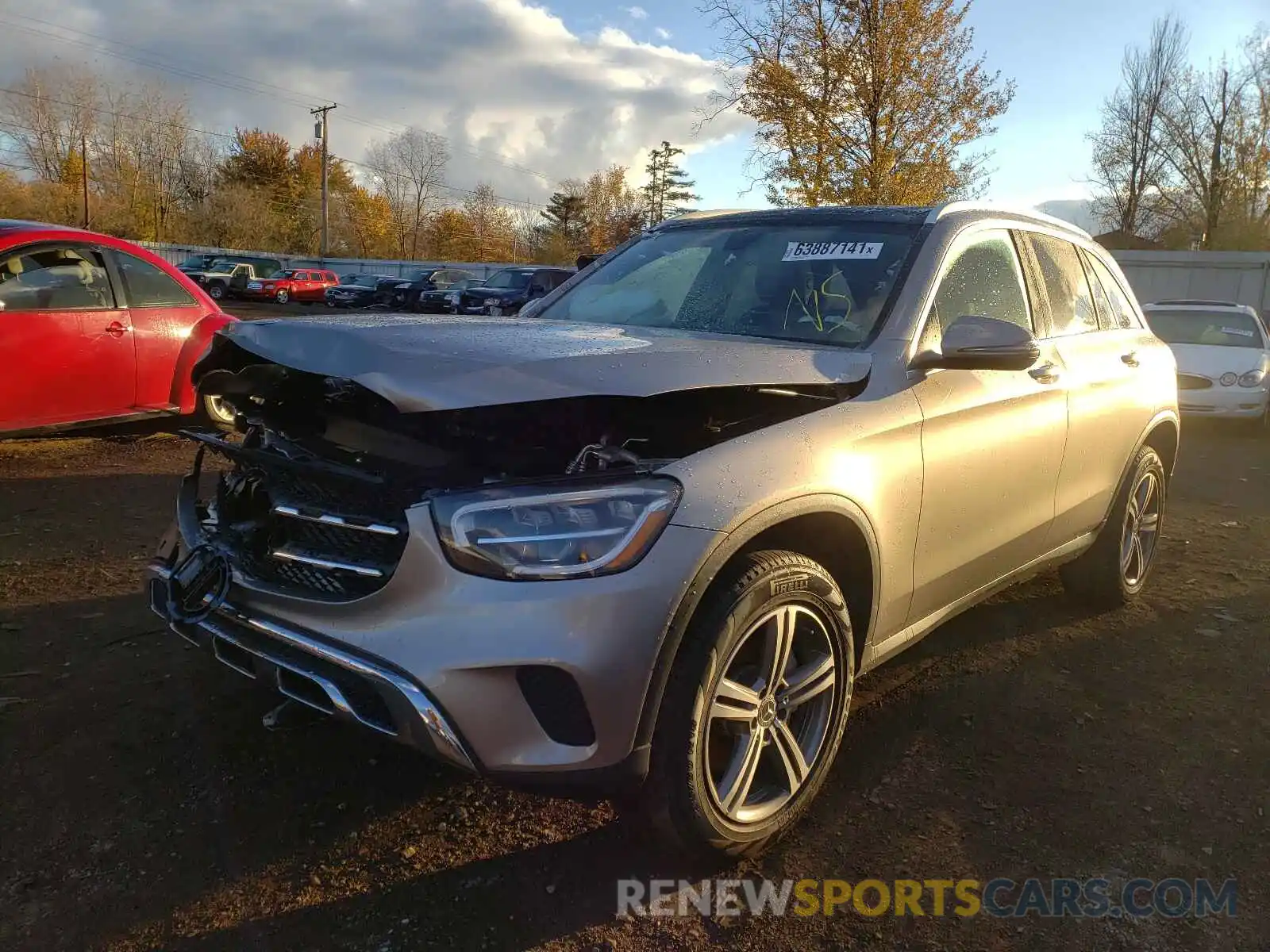 2 Photograph of a damaged car WDC0G8EB0LF704649 MERCEDES-BENZ GLC-CLASS 2020