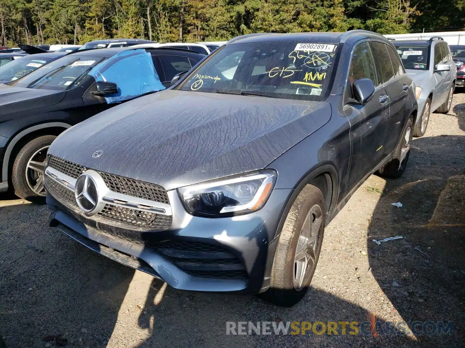 2 Photograph of a damaged car WDC0G8EB0LF705154 MERCEDES-BENZ GLC-CLASS 2020