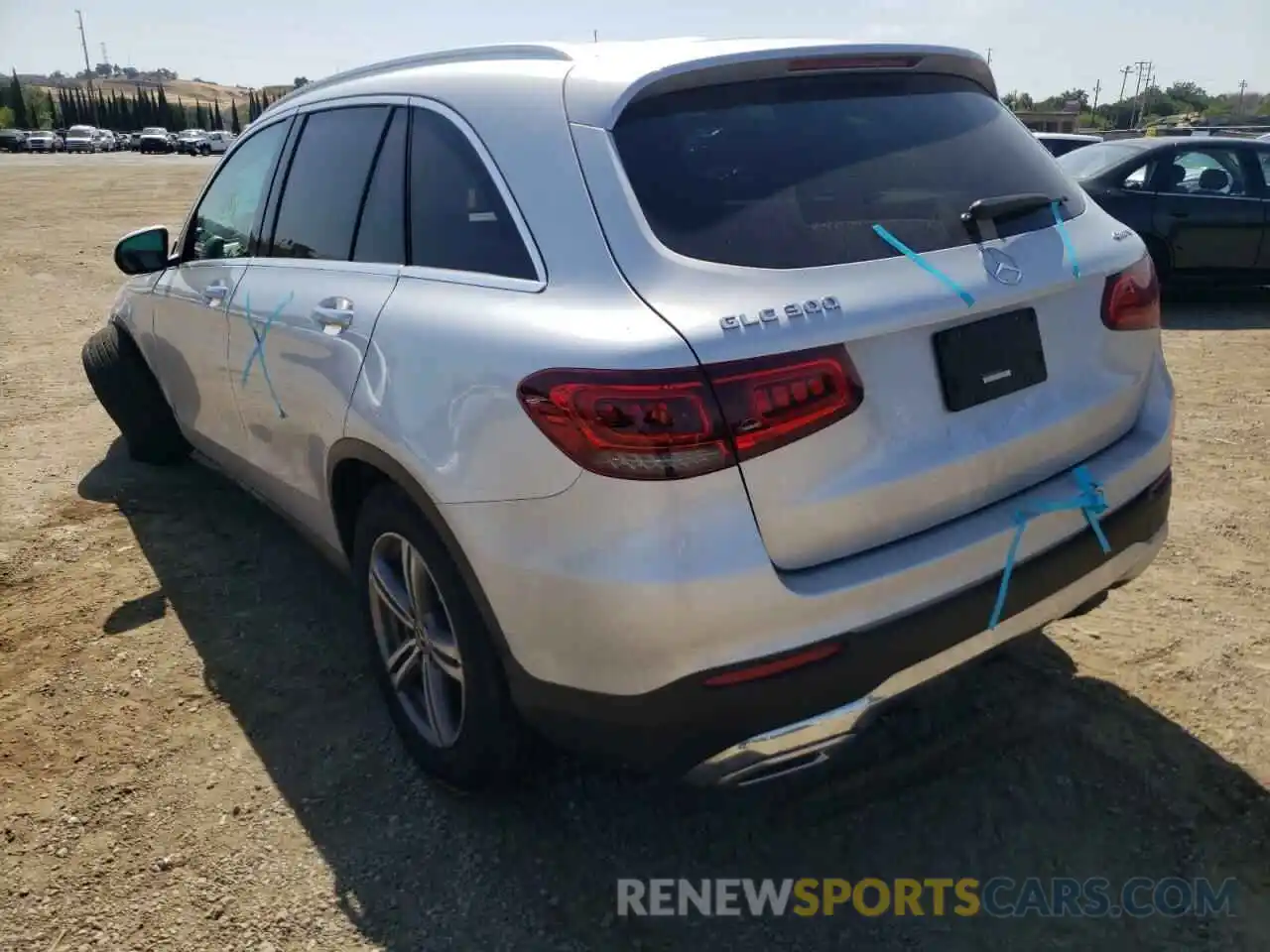 3 Photograph of a damaged car WDC0G8EB0LF722732 MERCEDES-BENZ GLC-CLASS 2020