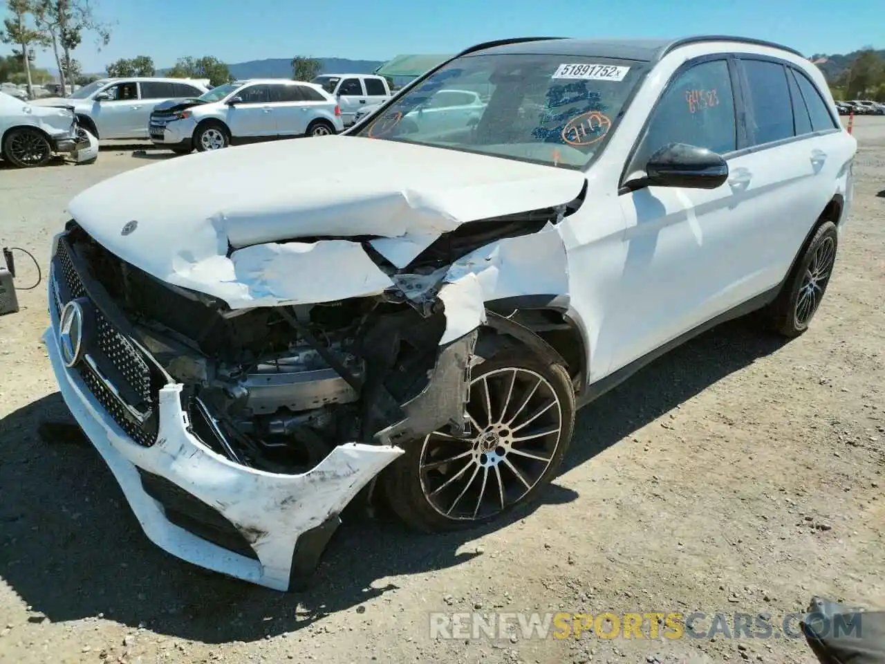 2 Photograph of a damaged car WDC0G8EB0LF726859 MERCEDES-BENZ GLC-CLASS 2020