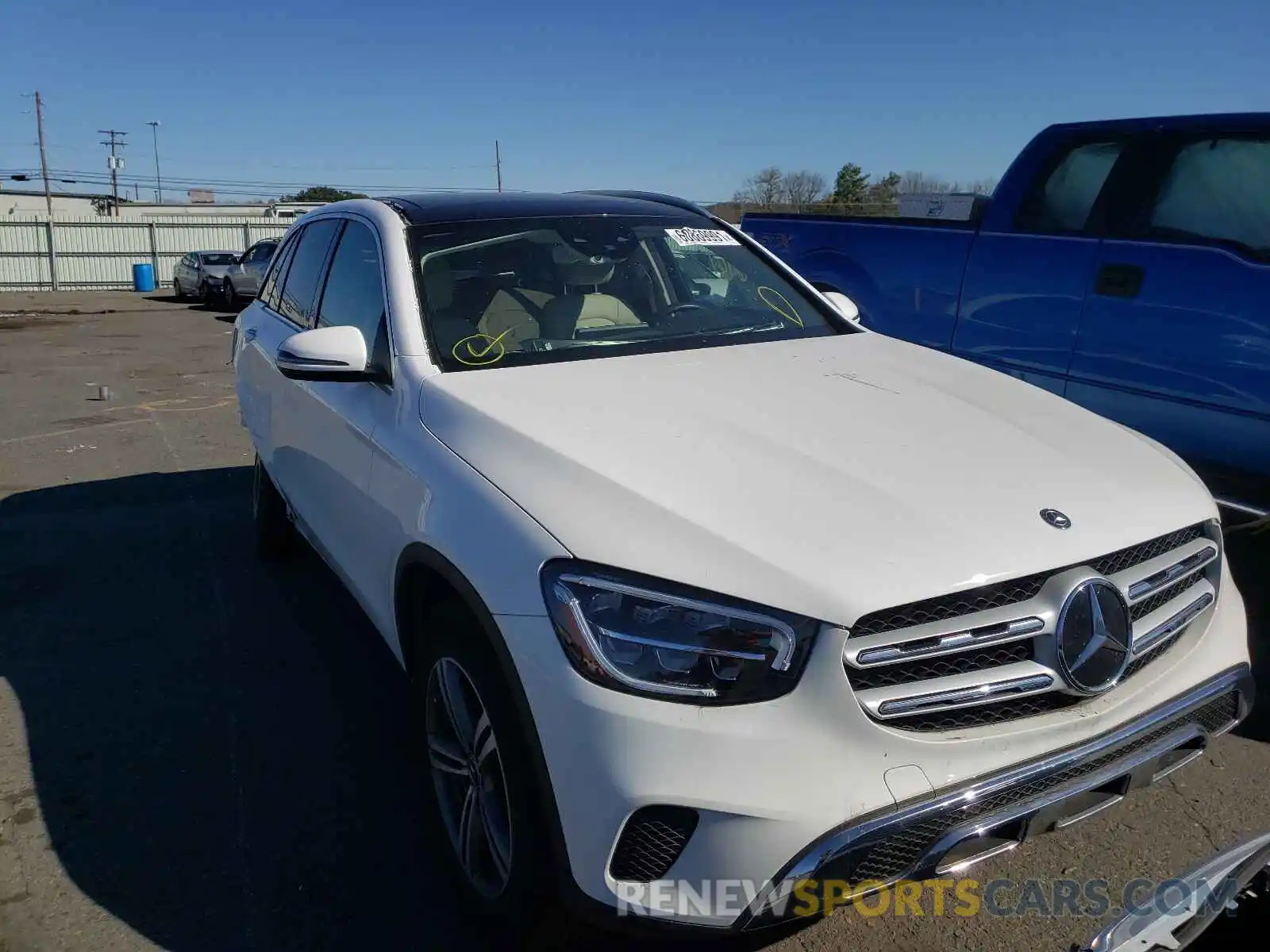 1 Photograph of a damaged car WDC0G8EB1LF723324 MERCEDES-BENZ GLC-CLASS 2020