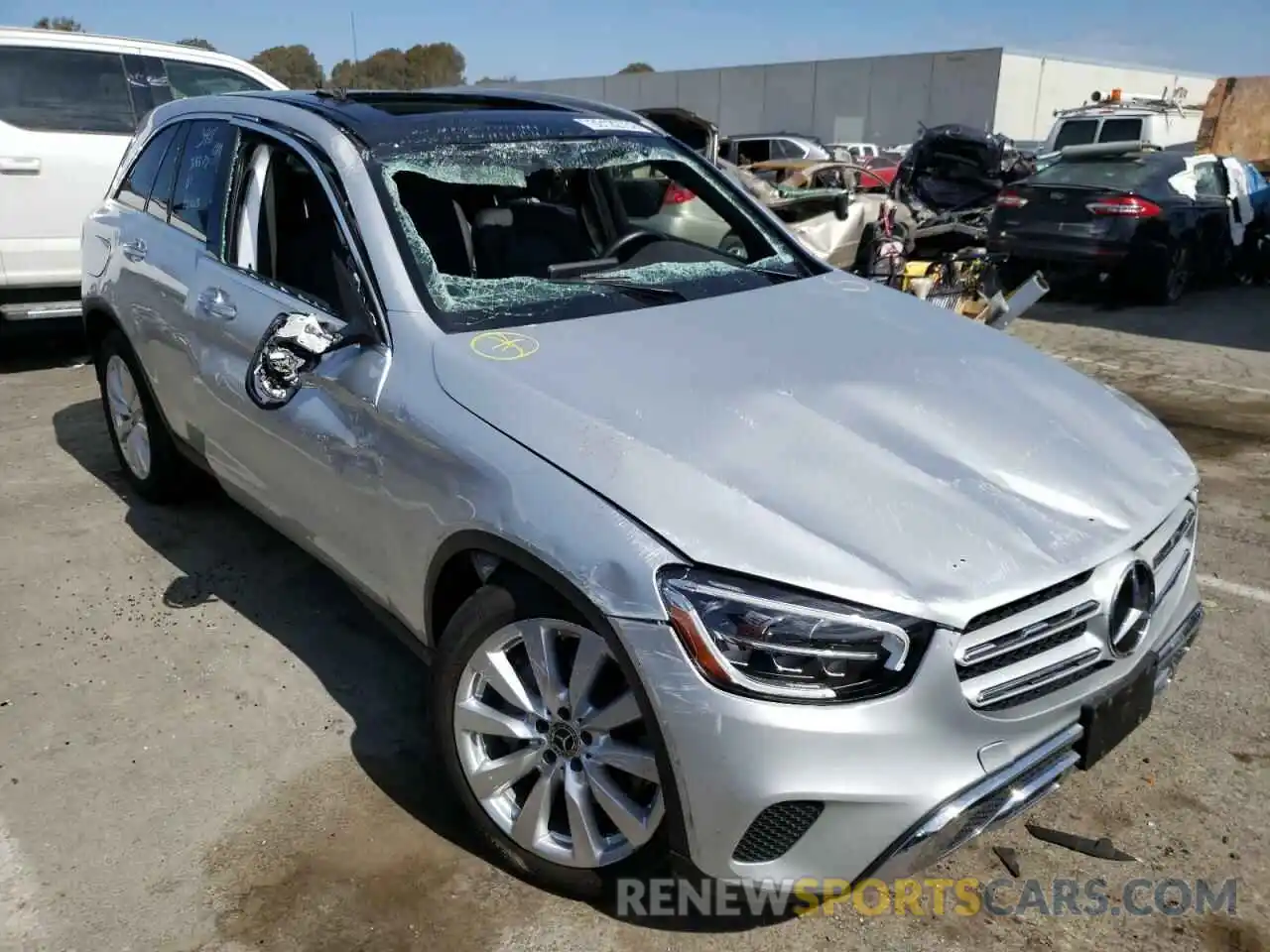 1 Photograph of a damaged car WDC0G8EB2LF677891 MERCEDES-BENZ GLC-CLASS 2020