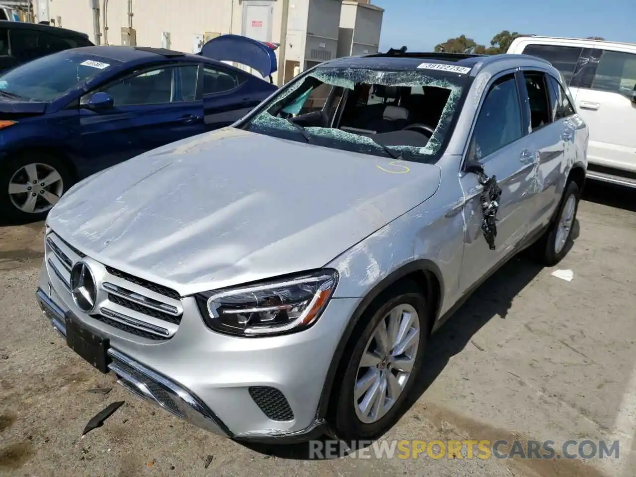 2 Photograph of a damaged car WDC0G8EB2LF677891 MERCEDES-BENZ GLC-CLASS 2020