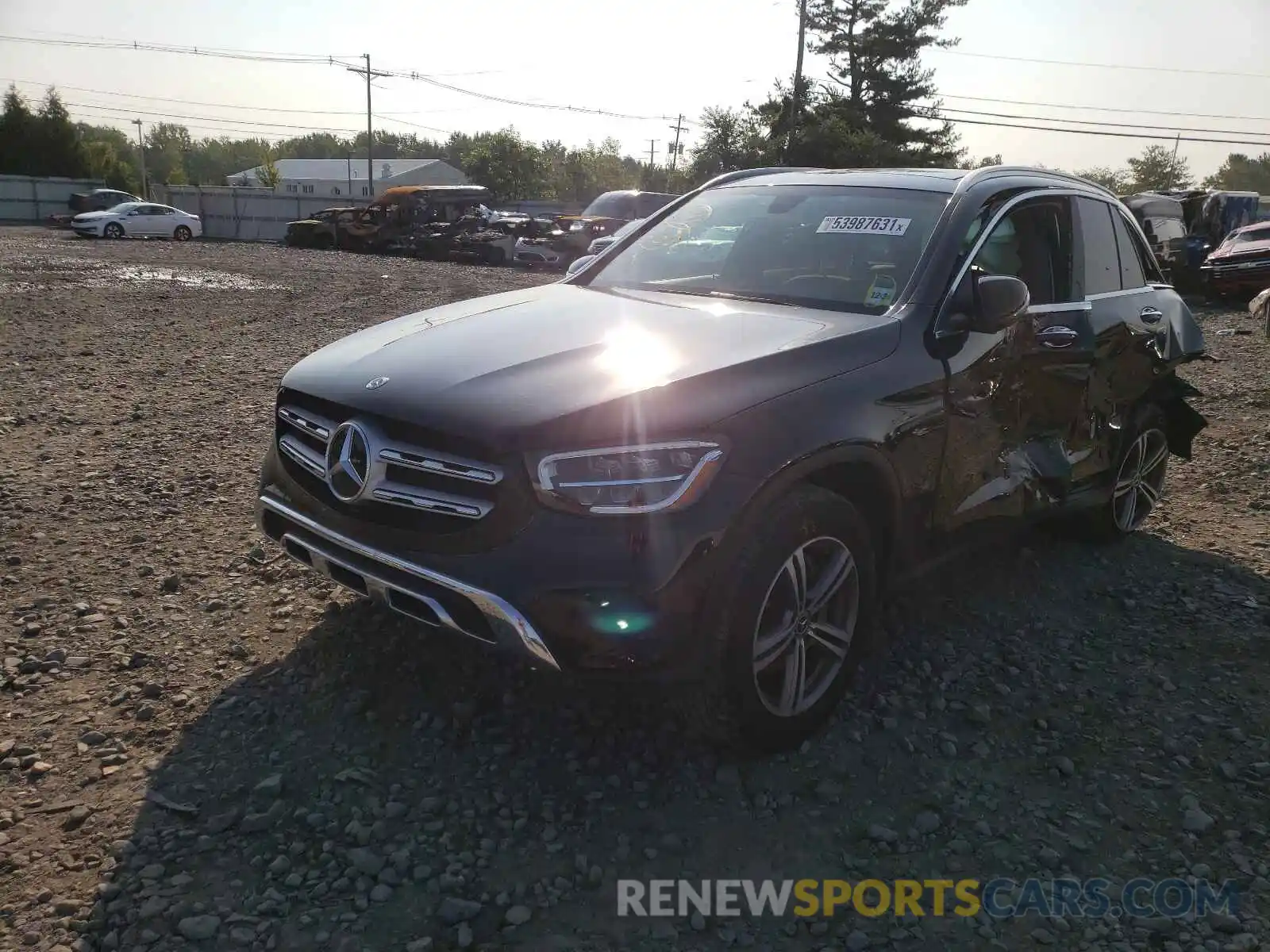 2 Photograph of a damaged car WDC0G8EB2LF723171 MERCEDES-BENZ GLC-CLASS 2020