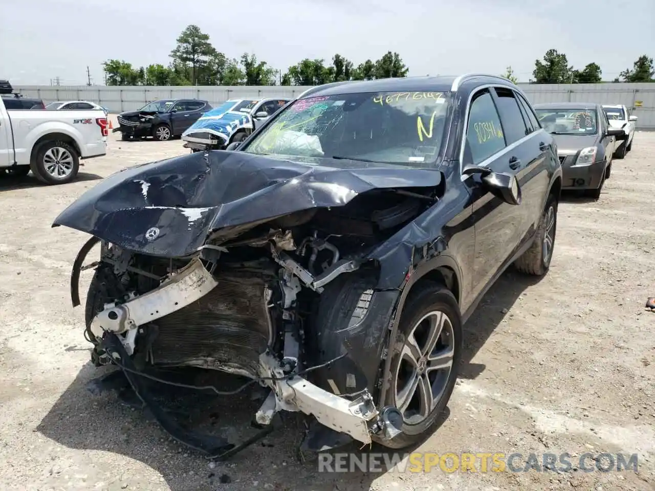 2 Photograph of a damaged car WDC0G8EB3LF719078 MERCEDES-BENZ GLC-CLASS 2020