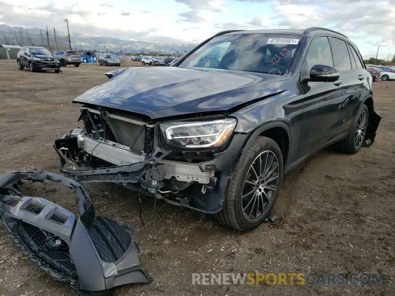 2 Photograph of a damaged car WDC0G8EB4LF721521 MERCEDES-BENZ GLC-CLASS 2020