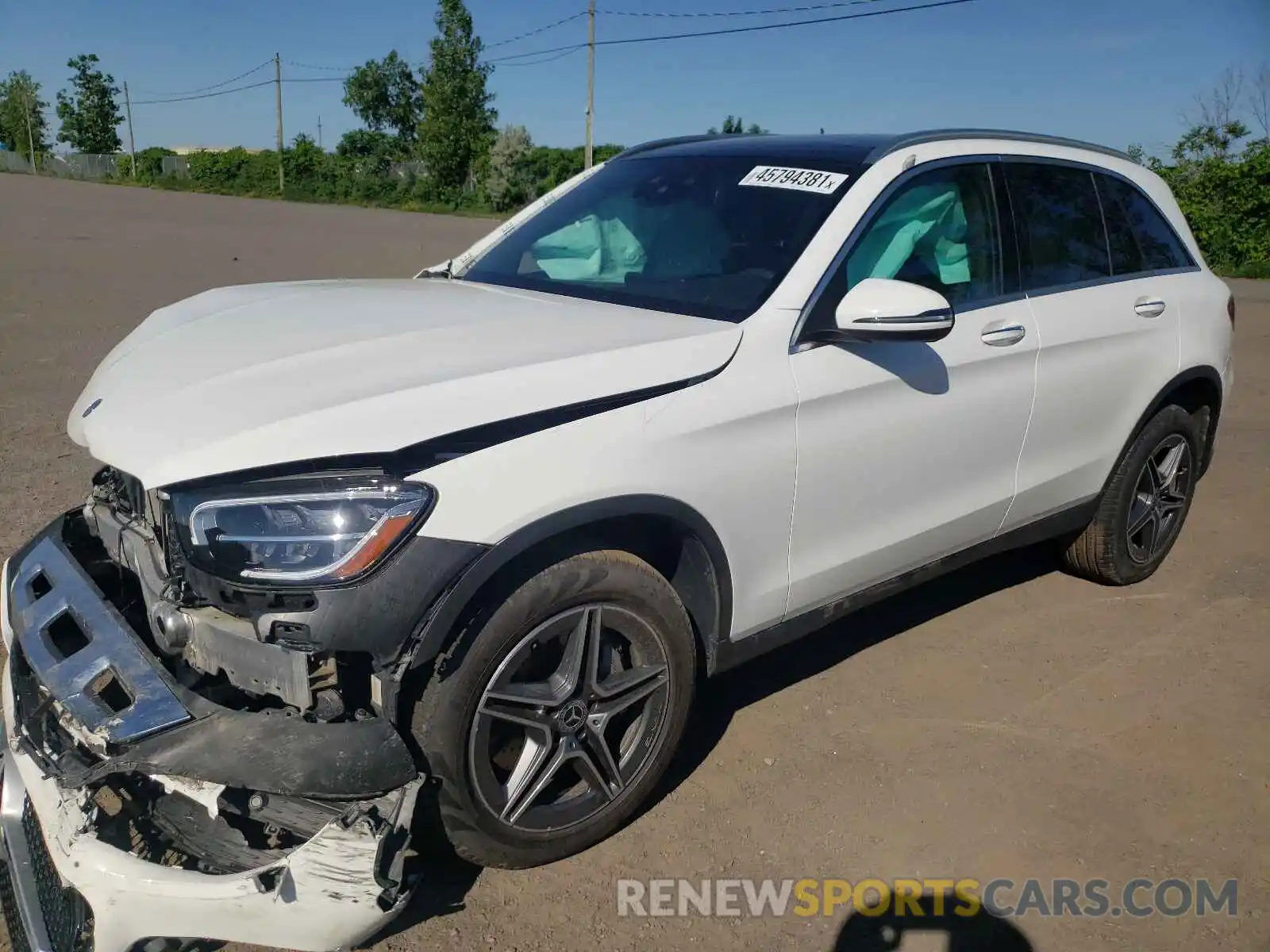 2 Photograph of a damaged car WDC0G8EB4LV209523 MERCEDES-BENZ GLC-CLASS 2020