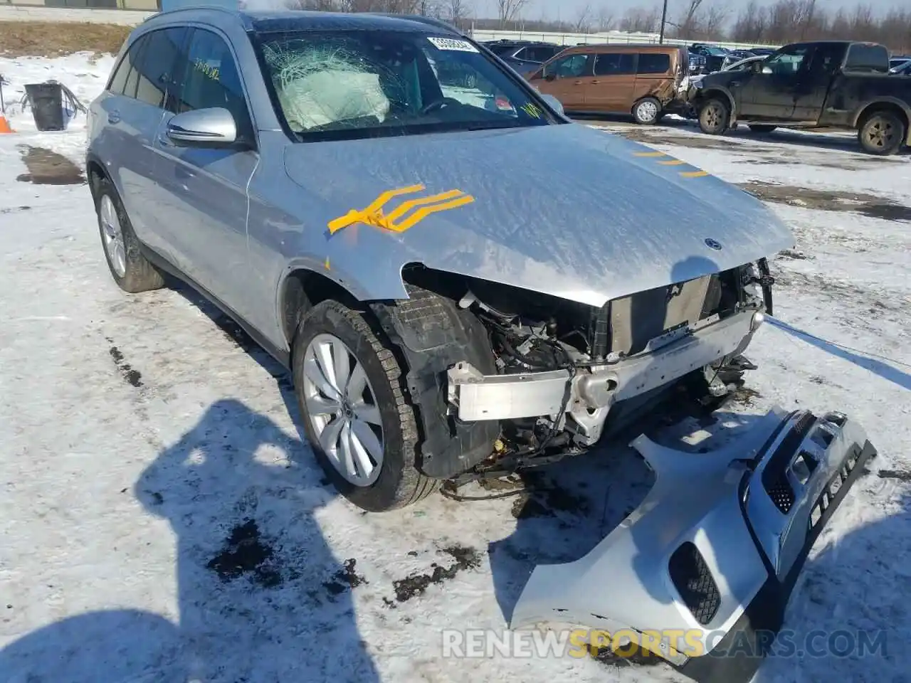 1 Photograph of a damaged car WDC0G8EB5LF676878 MERCEDES-BENZ GLC-CLASS 2020