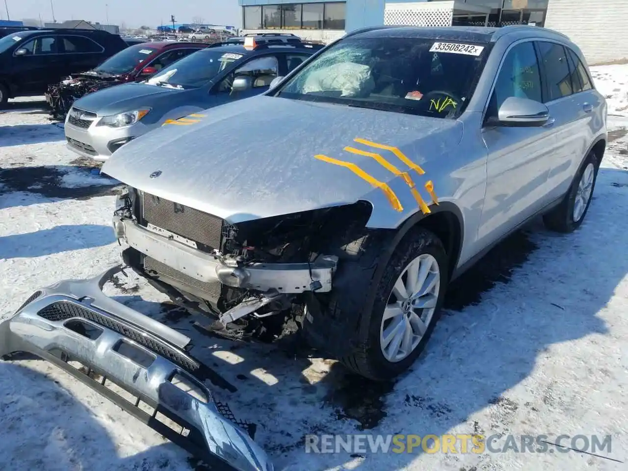 2 Photograph of a damaged car WDC0G8EB5LF676878 MERCEDES-BENZ GLC-CLASS 2020