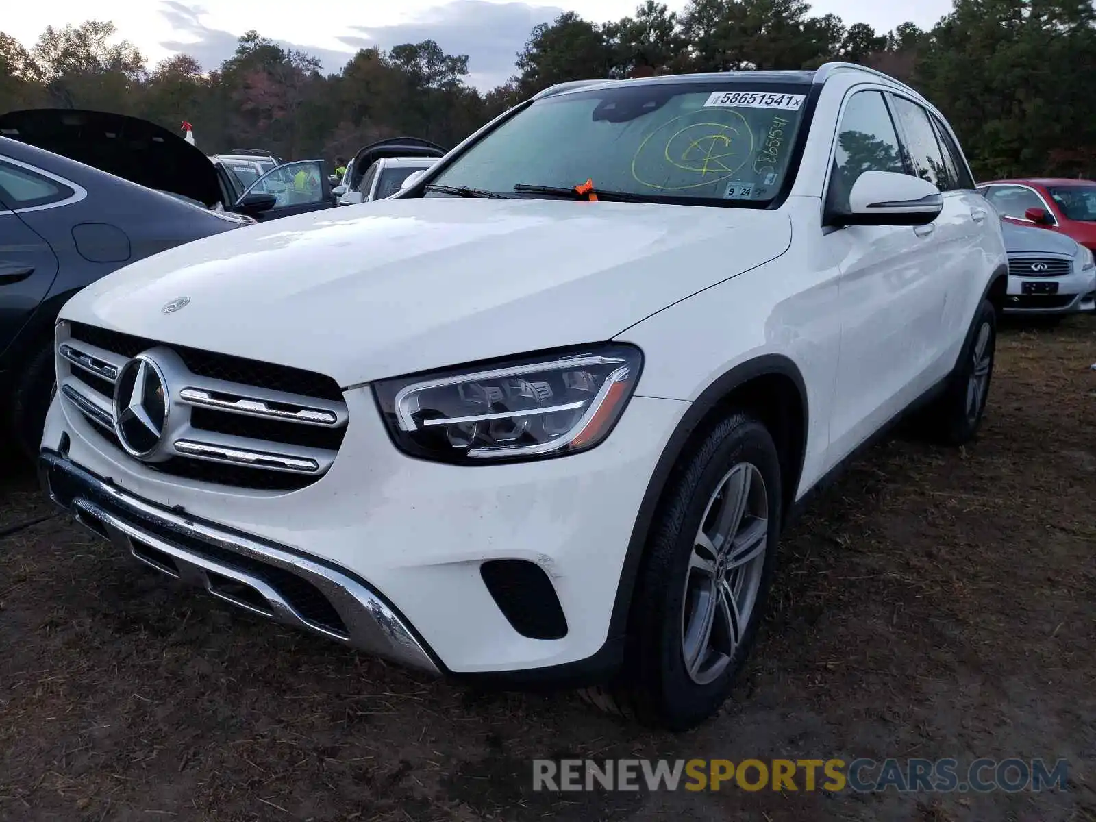 2 Photograph of a damaged car WDC0G8EB5LF696208 MERCEDES-BENZ GLC-CLASS 2020