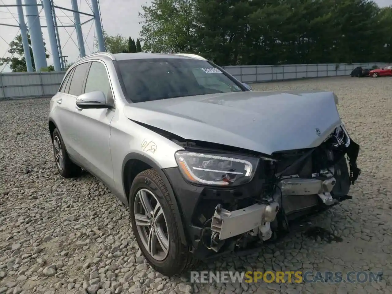 1 Photograph of a damaged car WDC0G8EB5LF711595 MERCEDES-BENZ GLC-CLASS 2020