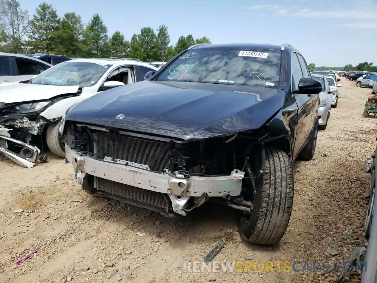 2 Photograph of a damaged car WDC0G8EB5LF713220 MERCEDES-BENZ GLC-CLASS 2020