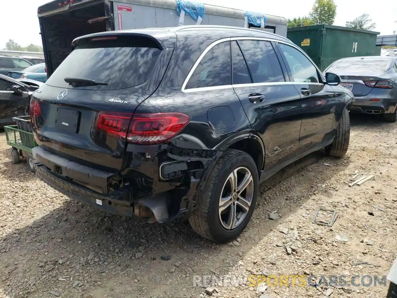 4 Фотография поврежденного автомобиля WDC0G8EB5LF713220 MERCEDES-BENZ GLC-CLASS 2020