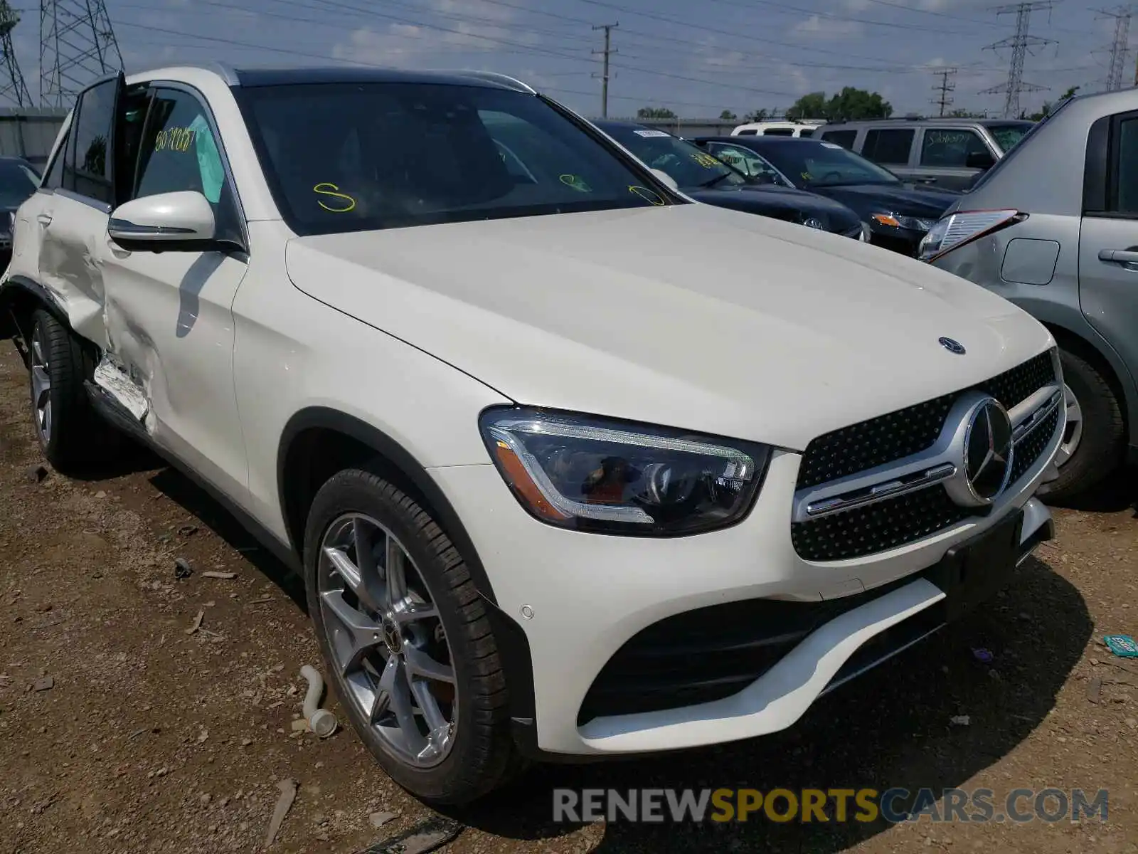 1 Photograph of a damaged car WDC0G8EB5LF743477 MERCEDES-BENZ GLC-CLASS 2020