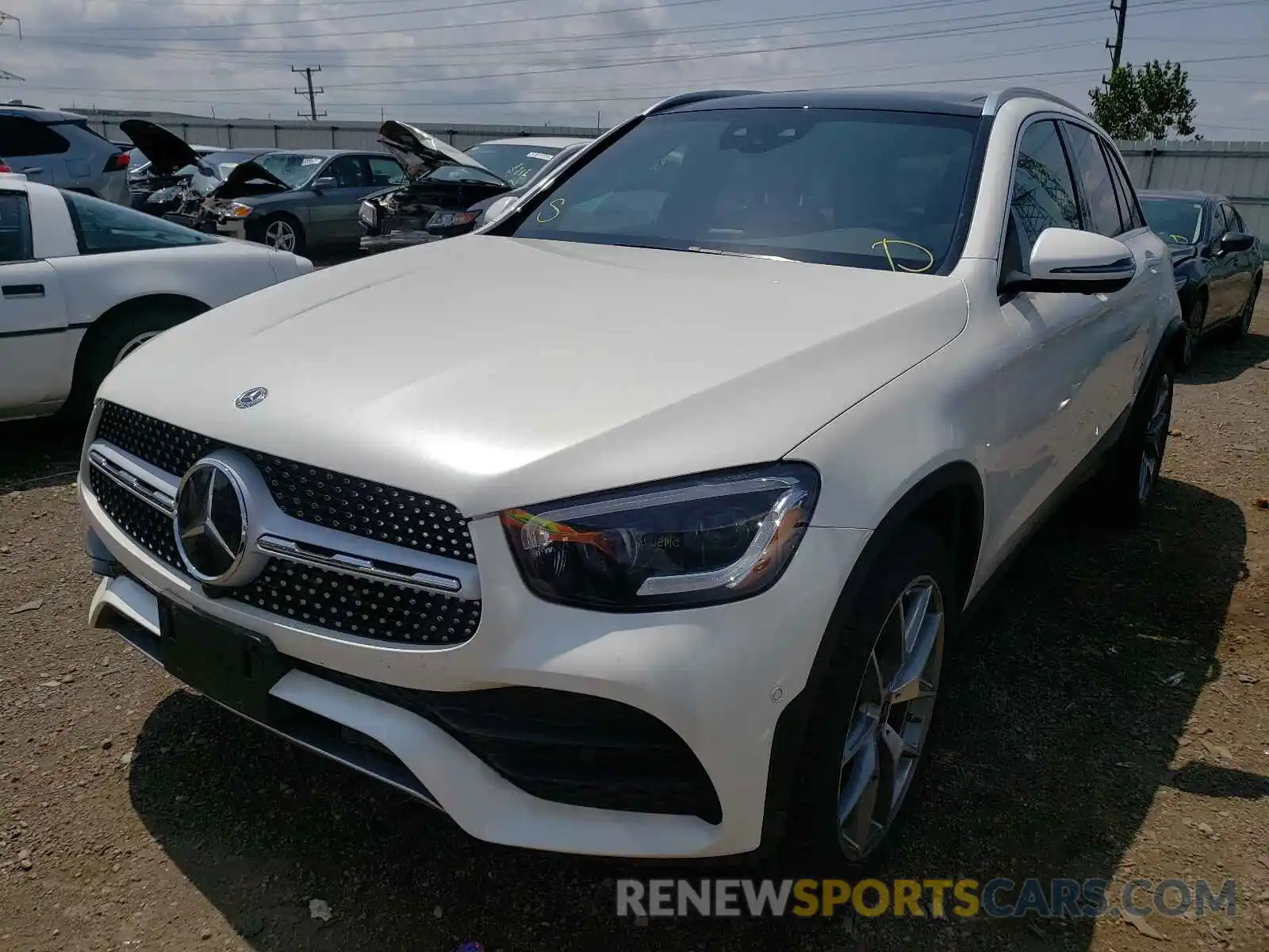 2 Photograph of a damaged car WDC0G8EB5LF743477 MERCEDES-BENZ GLC-CLASS 2020