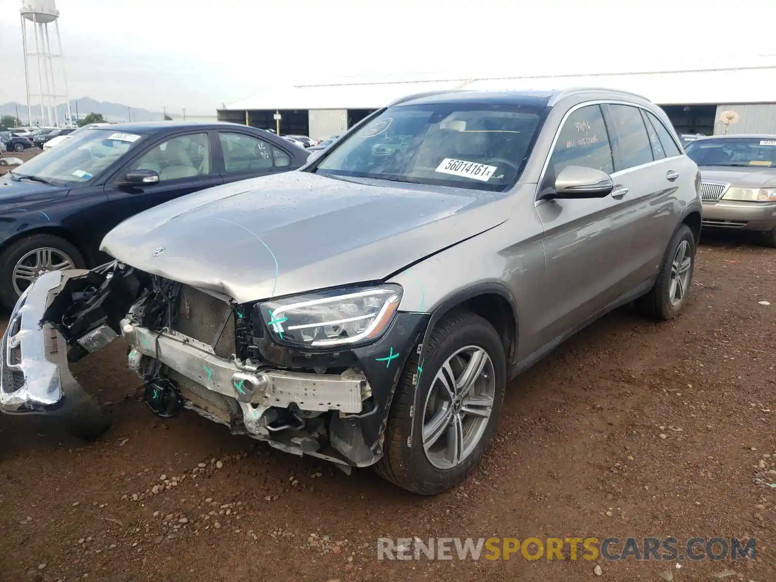 2 Photograph of a damaged car WDC0G8EB5LF744712 MERCEDES-BENZ GLC-CLASS 2020