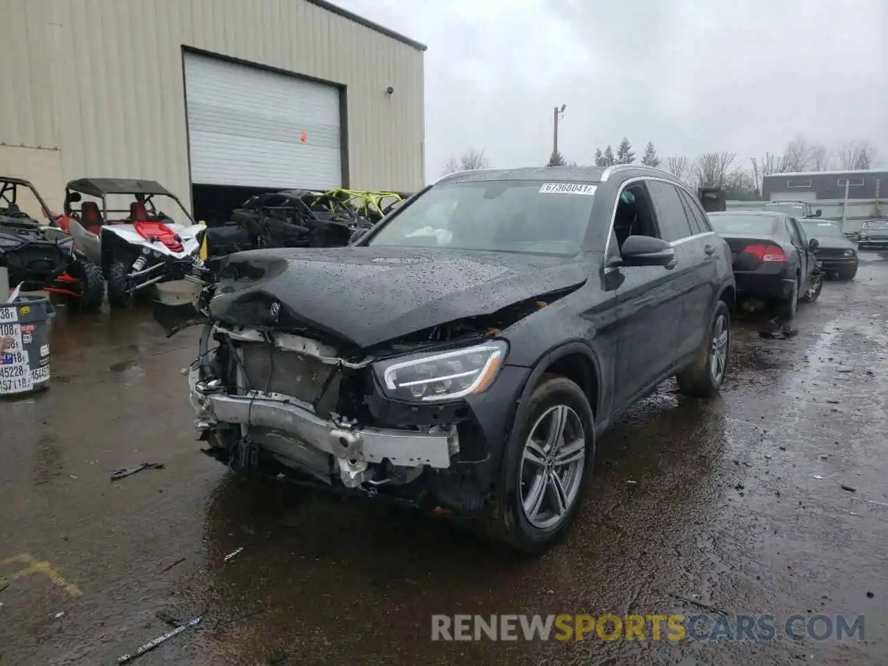 2 Photograph of a damaged car WDC0G8EB6LF684925 MERCEDES-BENZ GLC-CLASS 2020