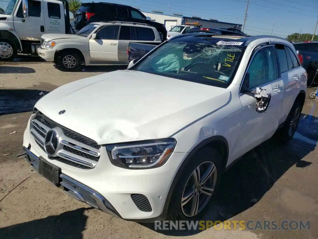 2 Photograph of a damaged car WDC0G8EB6LF692104 MERCEDES-BENZ GLC-CLASS 2020