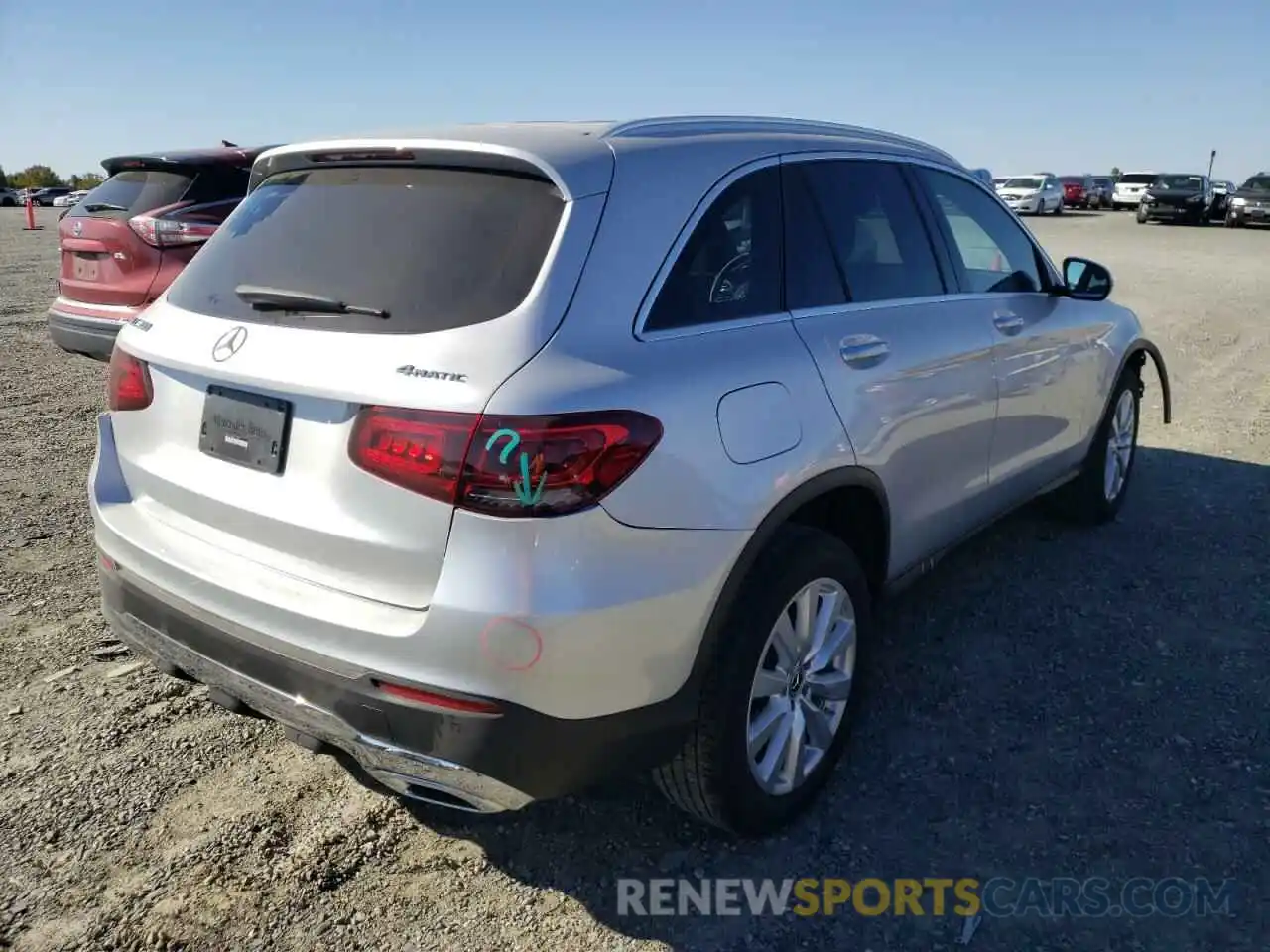 4 Photograph of a damaged car WDC0G8EB7LF673691 MERCEDES-BENZ GLC-CLASS 2020