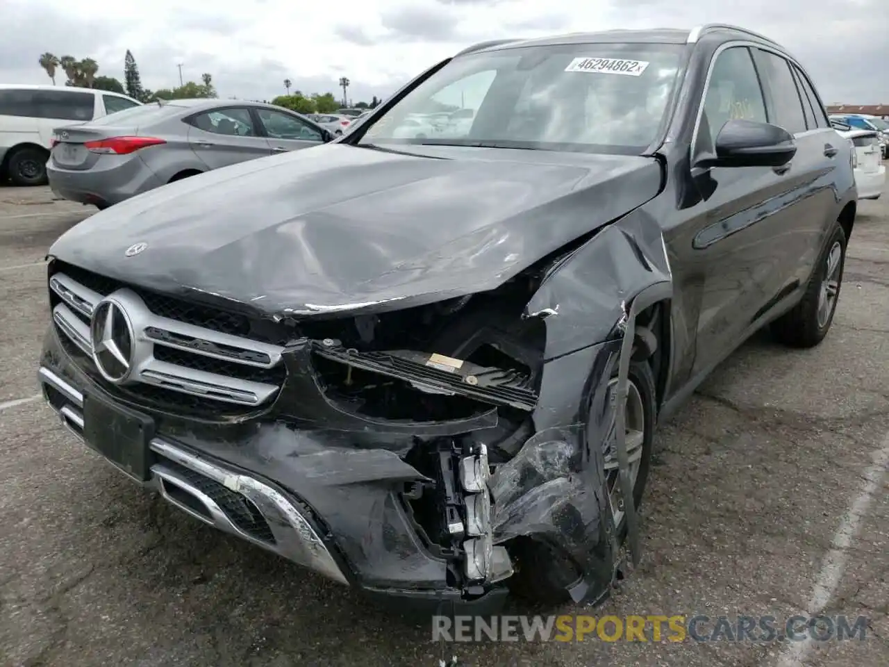 2 Photograph of a damaged car WDC0G8EB7LF719682 MERCEDES-BENZ GLC-CLASS 2020