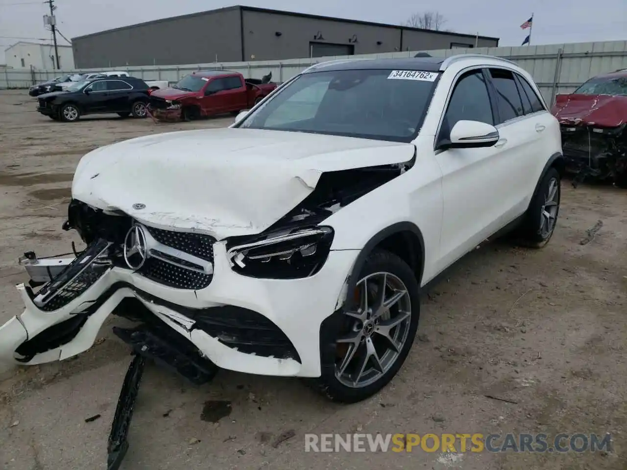 2 Photograph of a damaged car WDC0G8EB7LF740449 MERCEDES-BENZ GLC-CLASS 2020