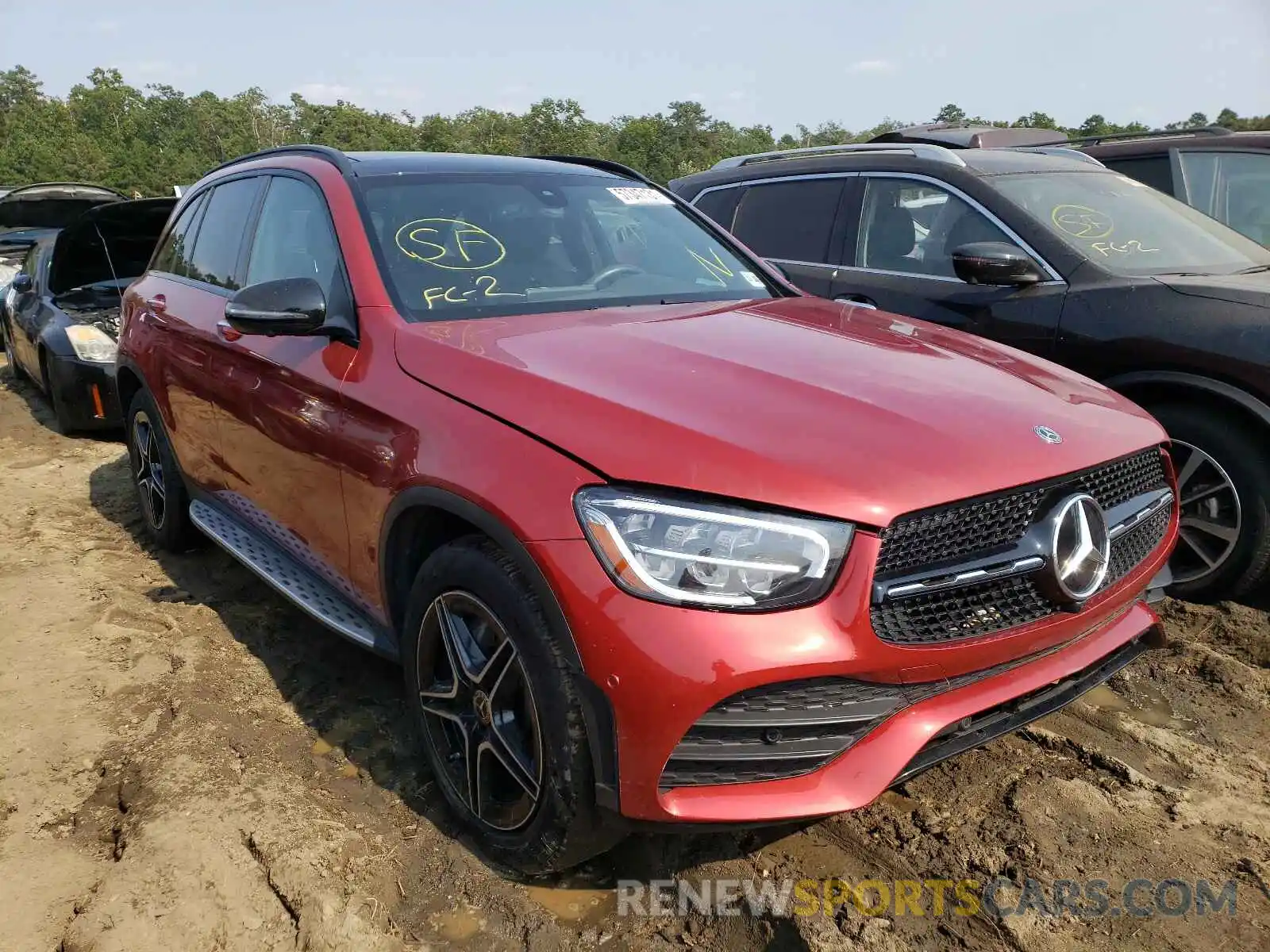 1 Photograph of a damaged car WDC0G8EB8LF732442 MERCEDES-BENZ GLC-CLASS 2020