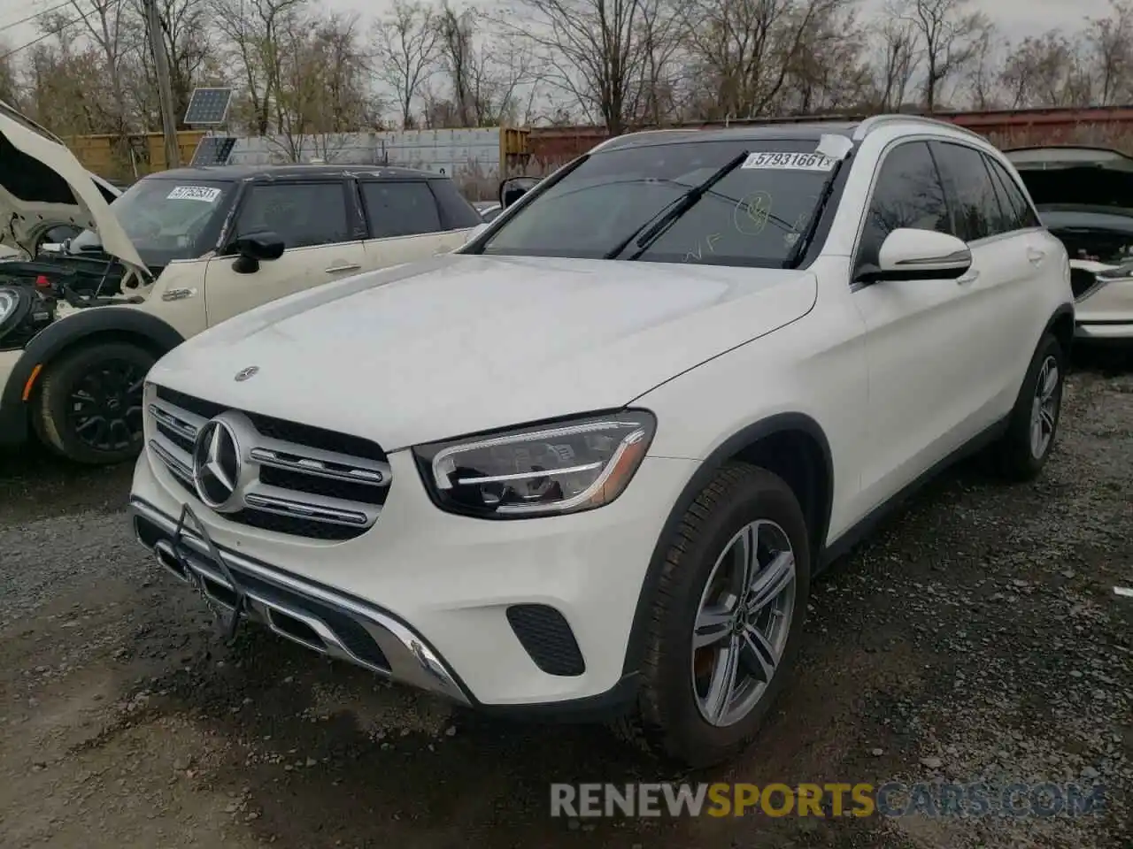 2 Photograph of a damaged car WDC0G8EB9LF692596 MERCEDES-BENZ GLC-CLASS 2020