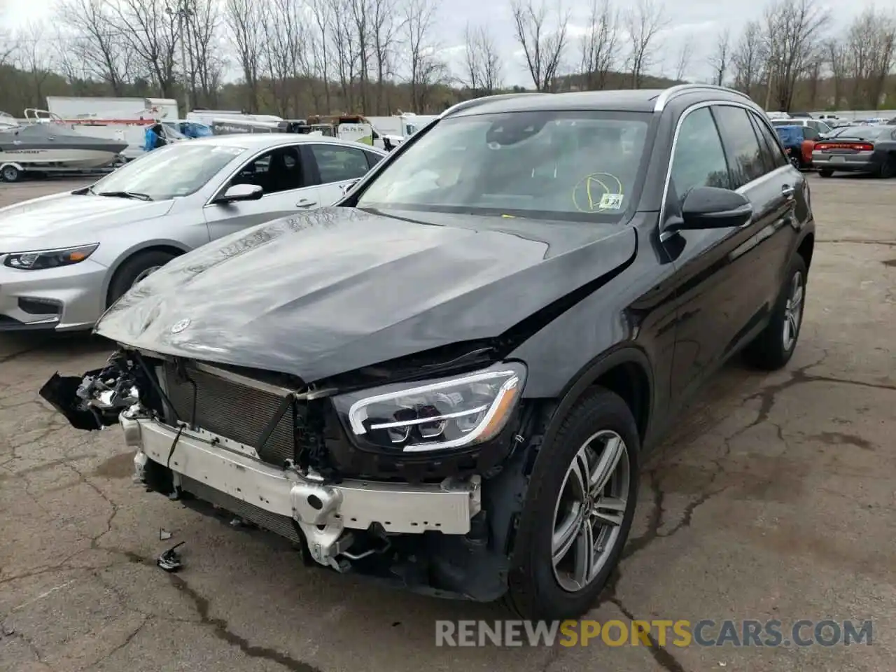 2 Photograph of a damaged car WDC0G8EB9LF703922 MERCEDES-BENZ GLC-CLASS 2020