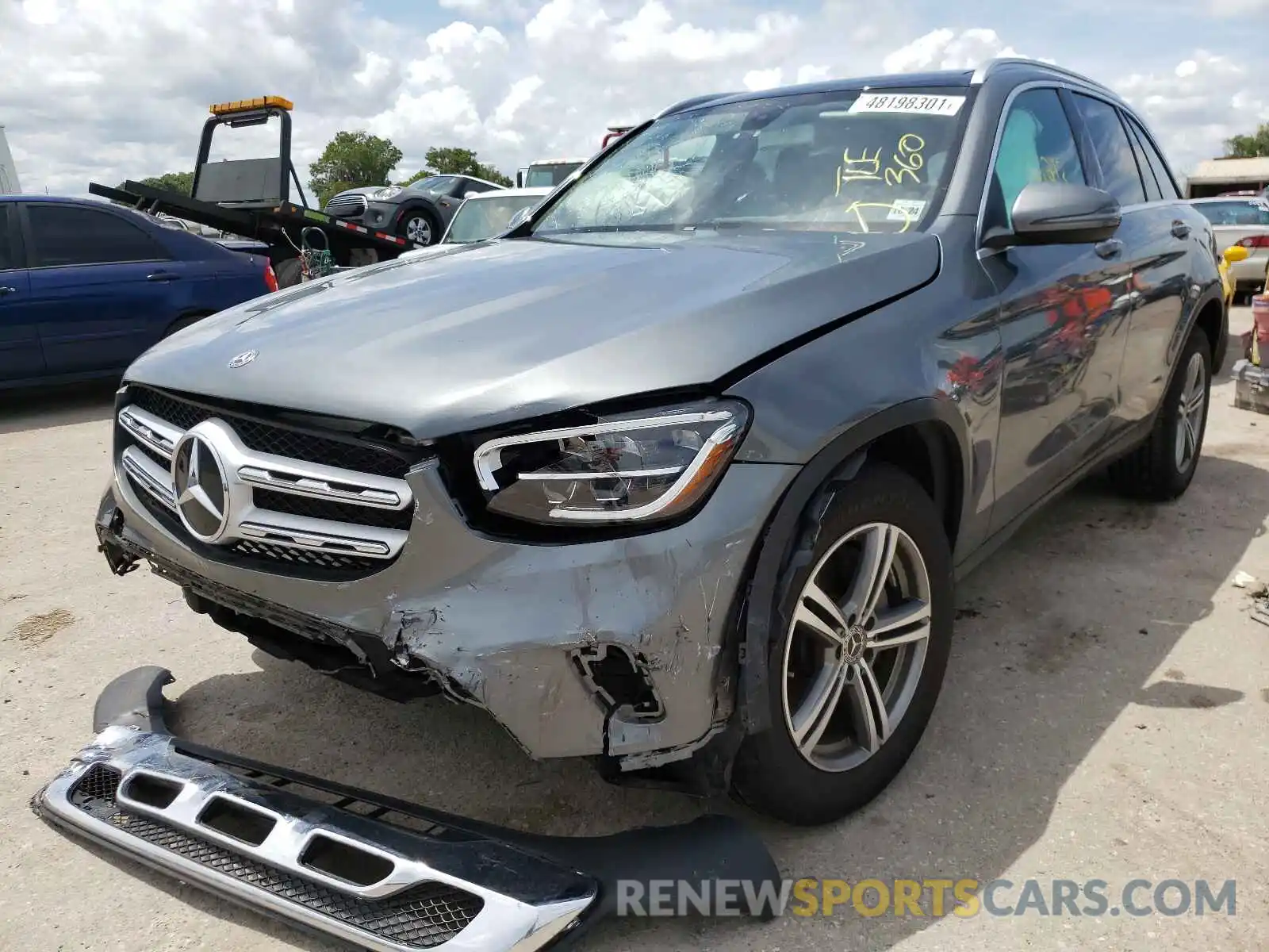 2 Photograph of a damaged car WDC0G8EB9LF723376 MERCEDES-BENZ GLC-CLASS 2020