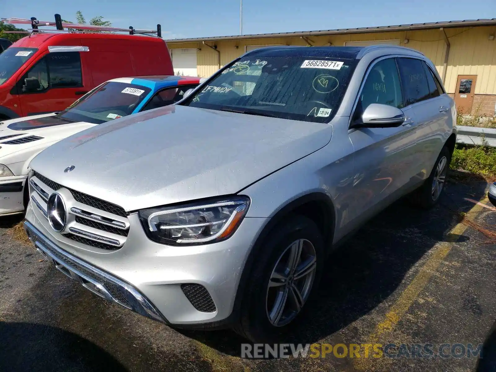 2 Photograph of a damaged car WDC0G8EB9LF746124 MERCEDES-BENZ GLC-CLASS 2020