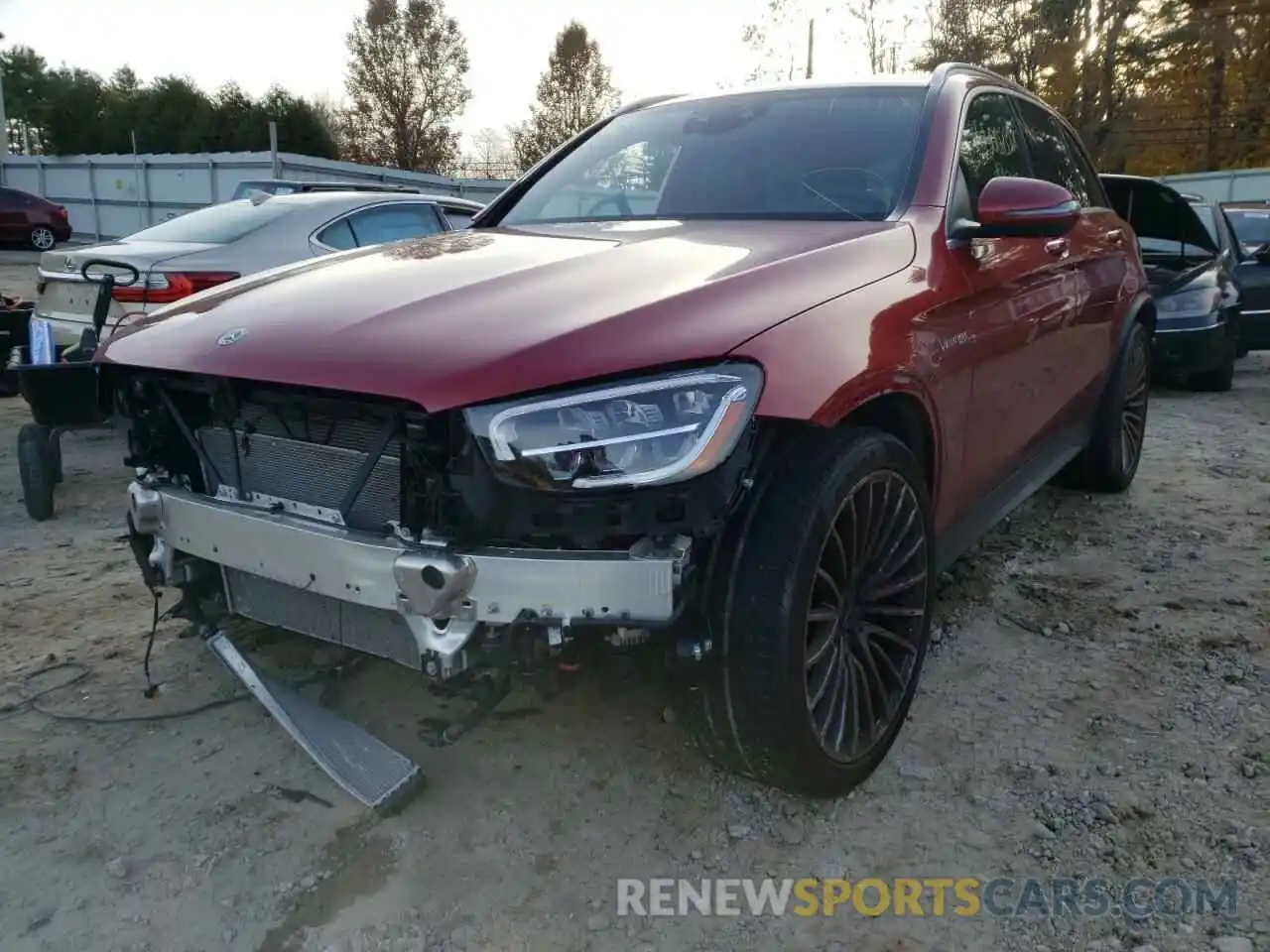 2 Photograph of a damaged car WDC0G8JB2LF696978 MERCEDES-BENZ GLC-CLASS 2020