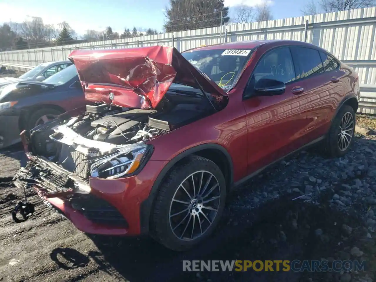 2 Photograph of a damaged car WDC0J8EB2LF743860 MERCEDES-BENZ GLC-CLASS 2020