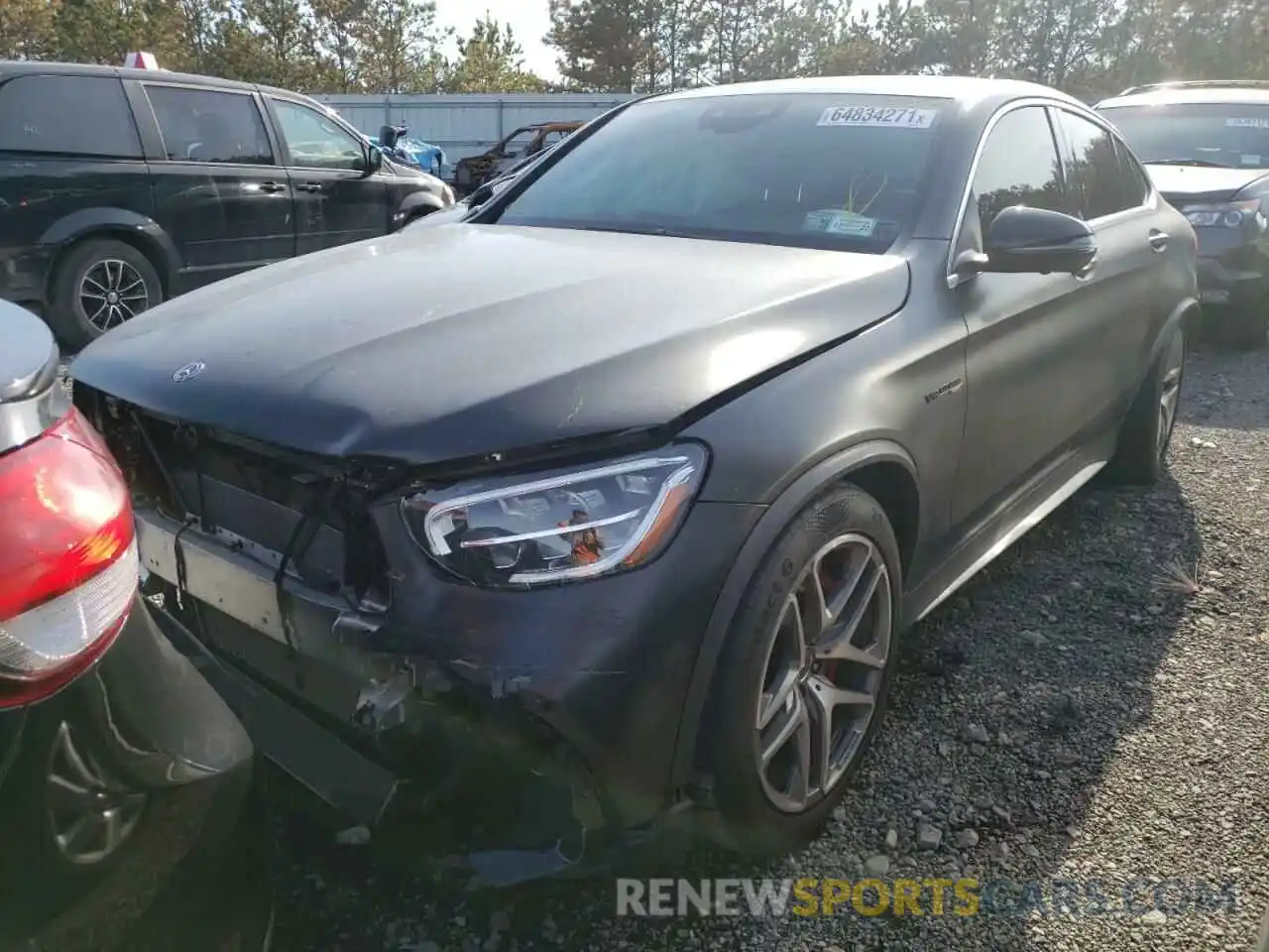 2 Photograph of a damaged car WDC0J8KB9LF694290 MERCEDES-BENZ GLC-CLASS 2020